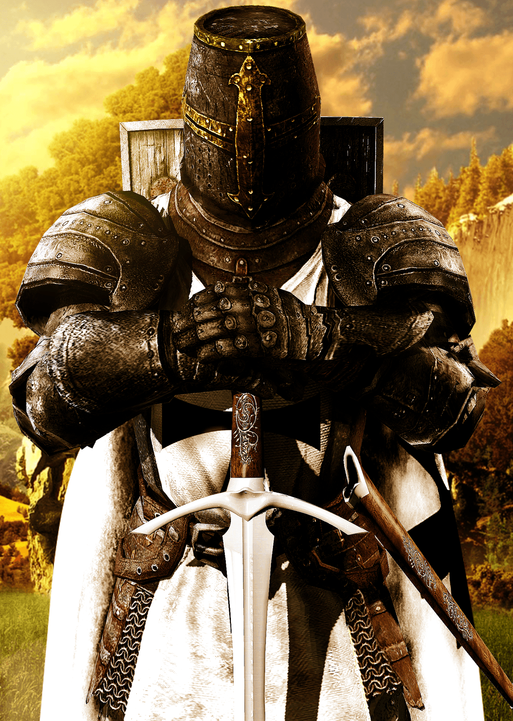 Knights Templar, extremely holy and can fight like none other