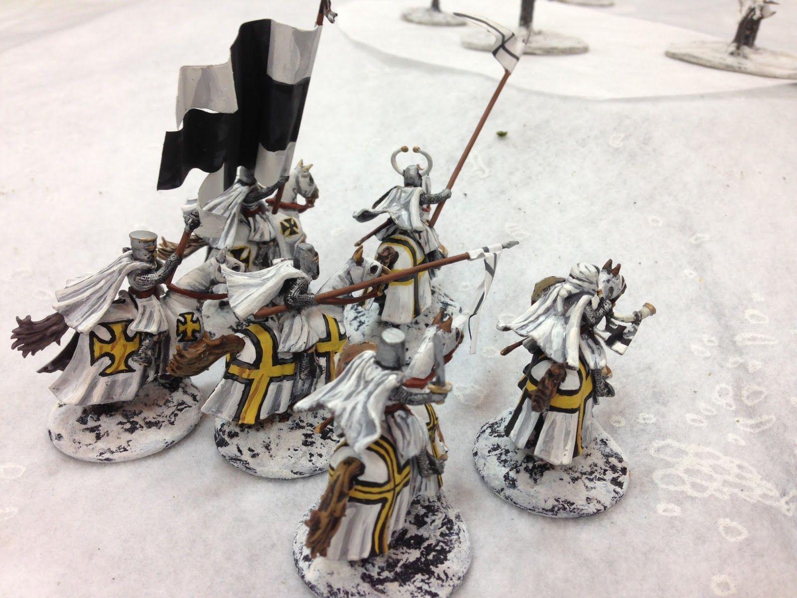 Dots of Paint: Teutonic Knights in the snow