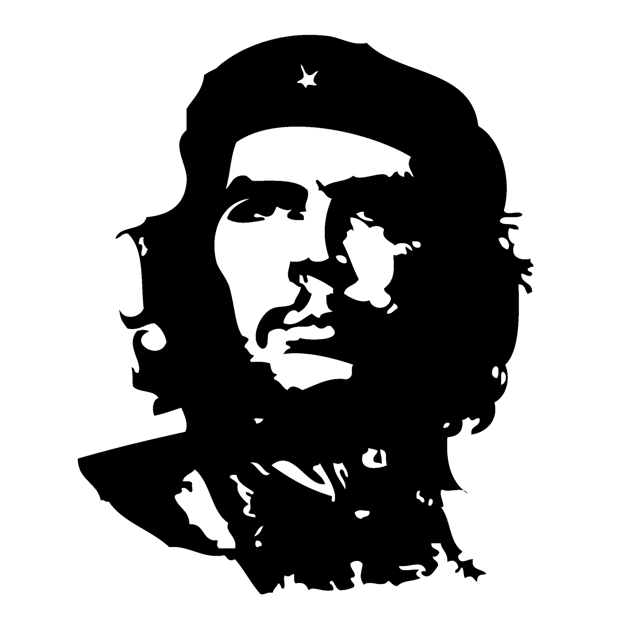 Download Che Guevara Portrait Illustration iPad Wallpaper HD. Cuba