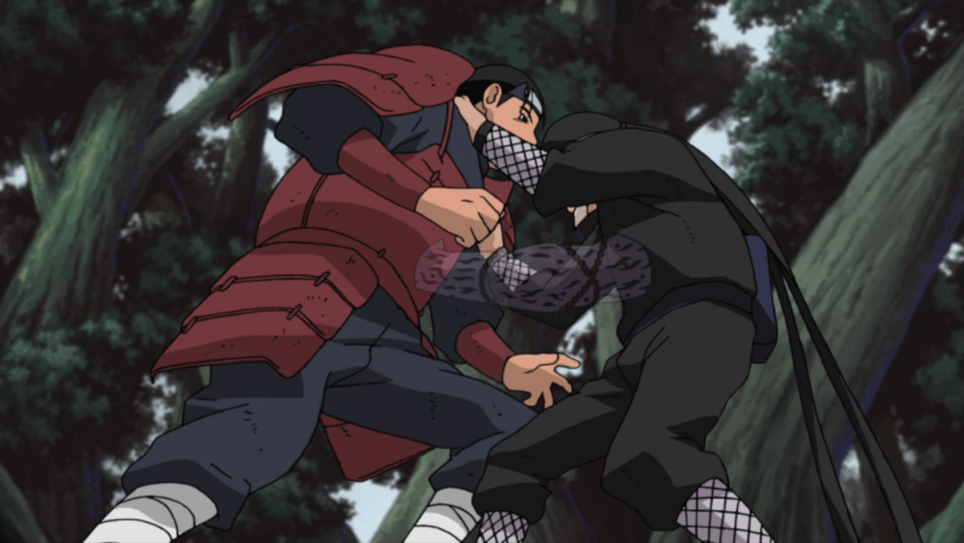 Hiruzen sealing Hashirama.png