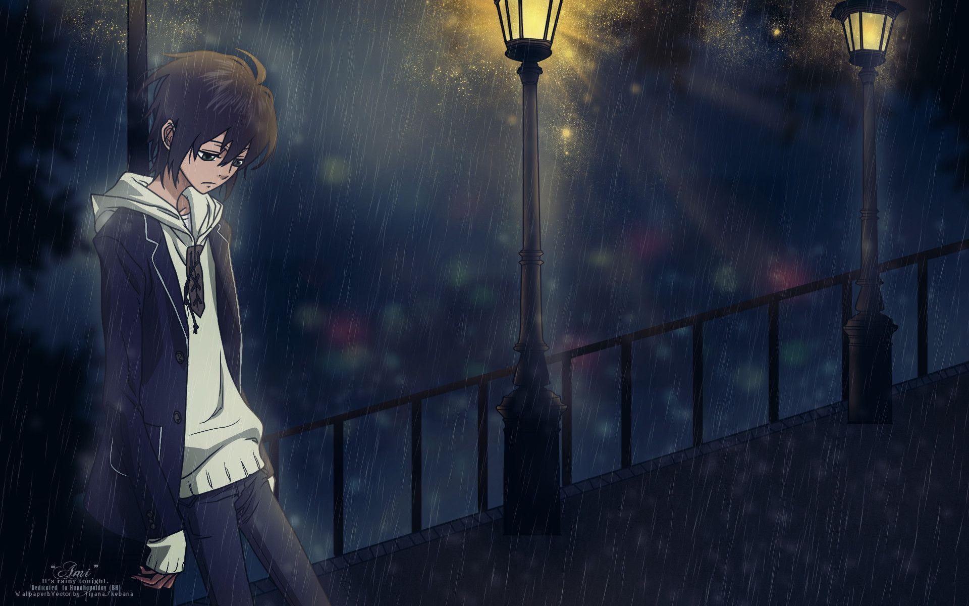 Sad anime lonelyanime sad anime boy sad boy HD phone wallpaper  Peakpx