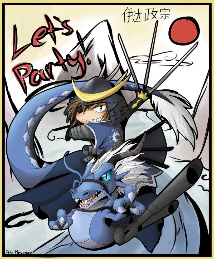 Date Masamune Chibi's Party By Mearii Chi