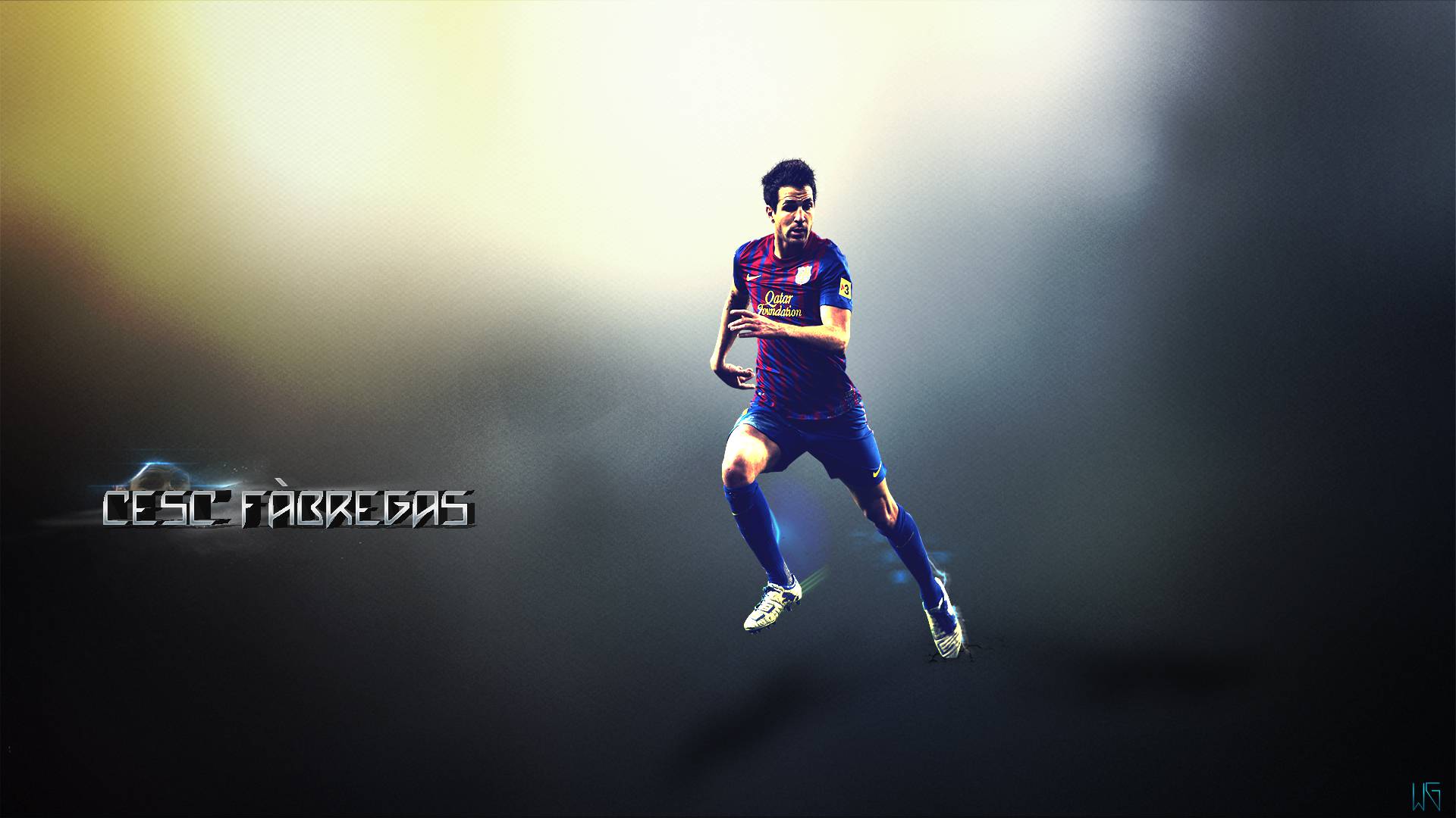 Cesc Fàbregas FCB Wallpaper HD Wallpaper