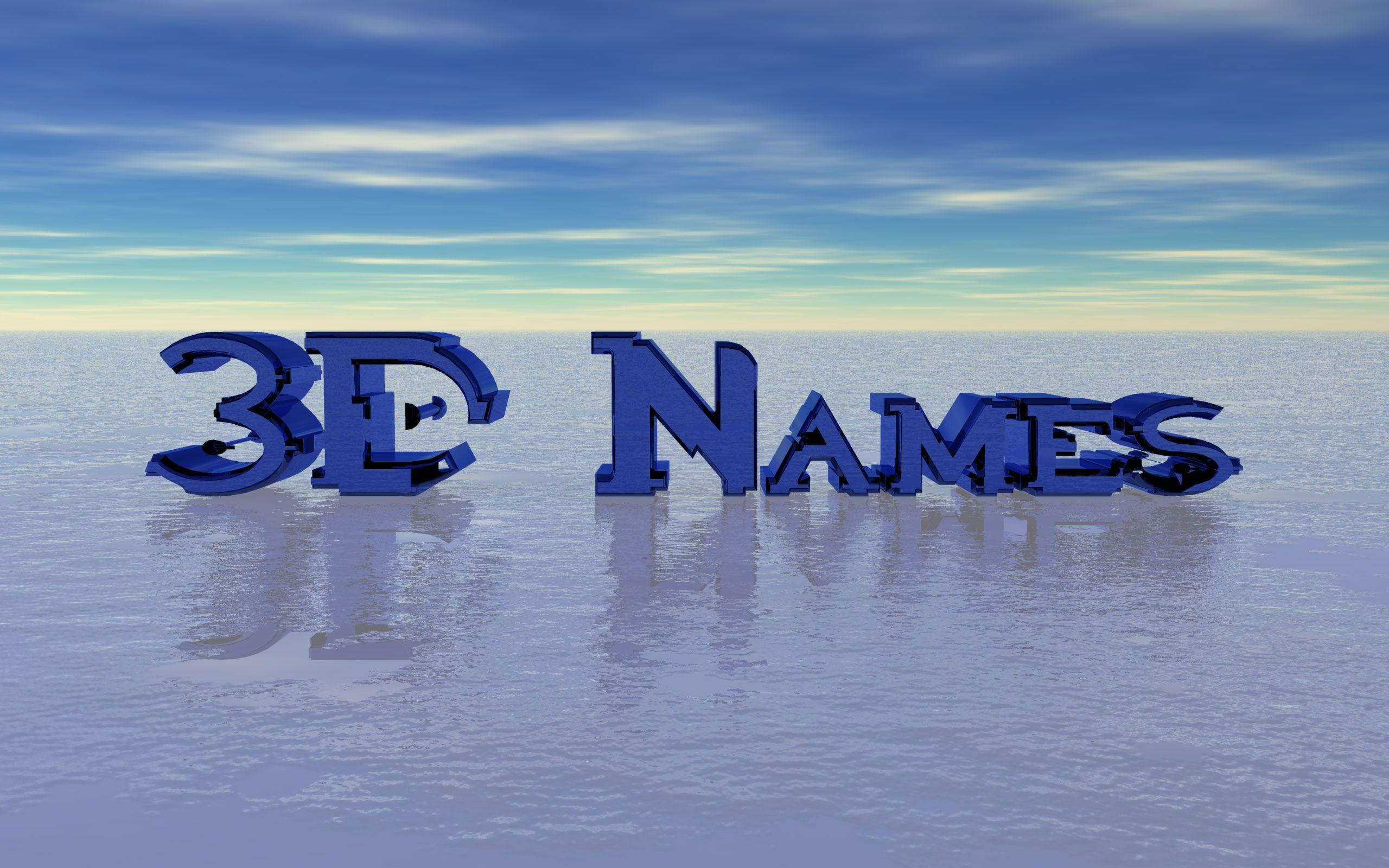 3D Name Wallpaper HD