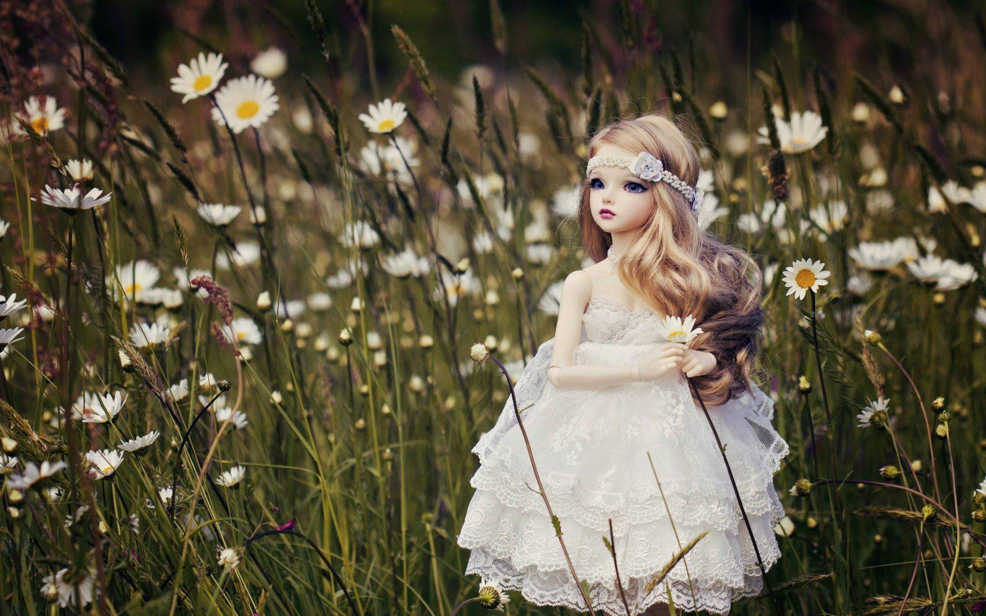 Beautiful Doll HD Wallpaper. Cute Doll Desktop Wallpaper