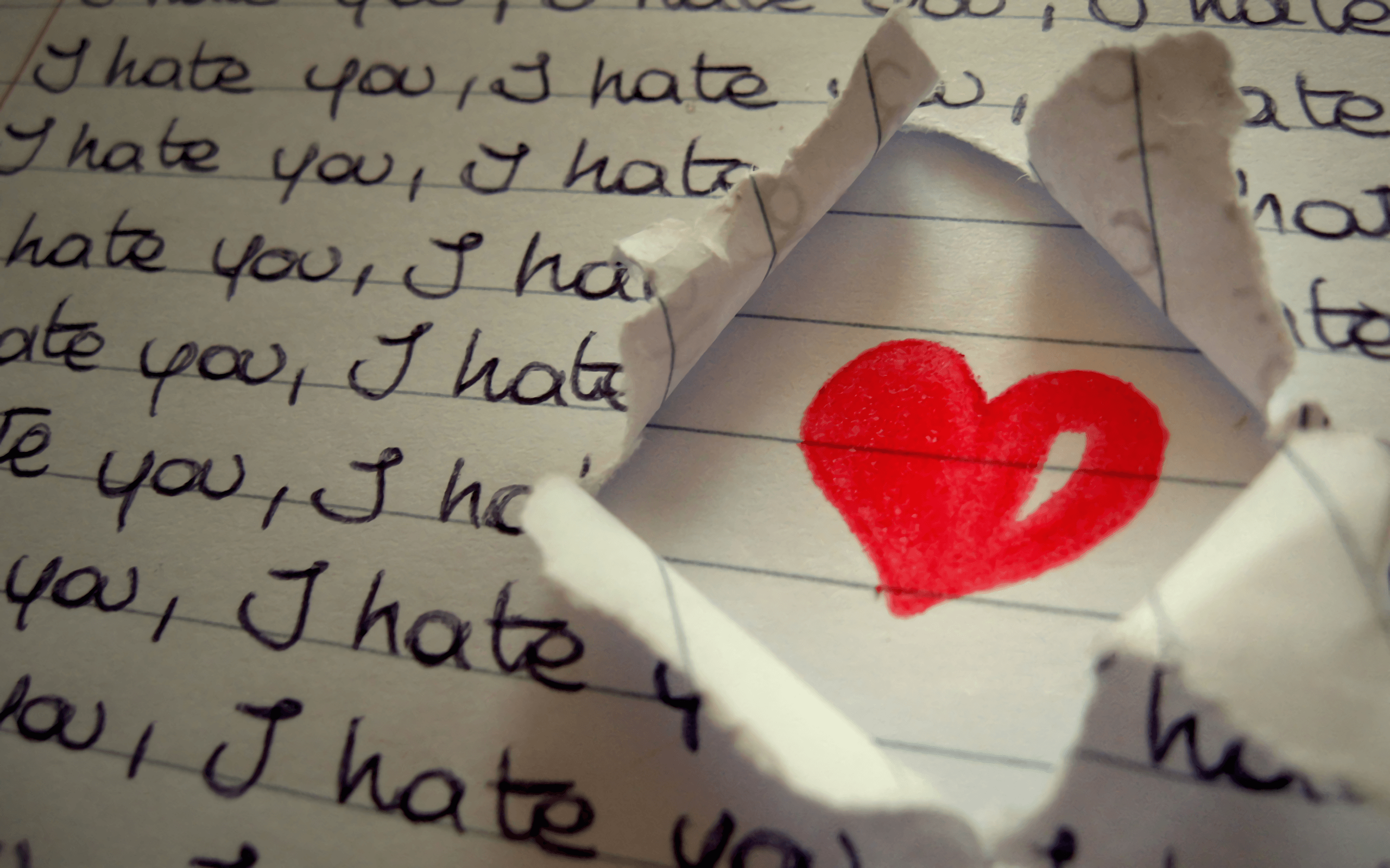 The heart under hate HD Wallpaper. Background Imagex1600