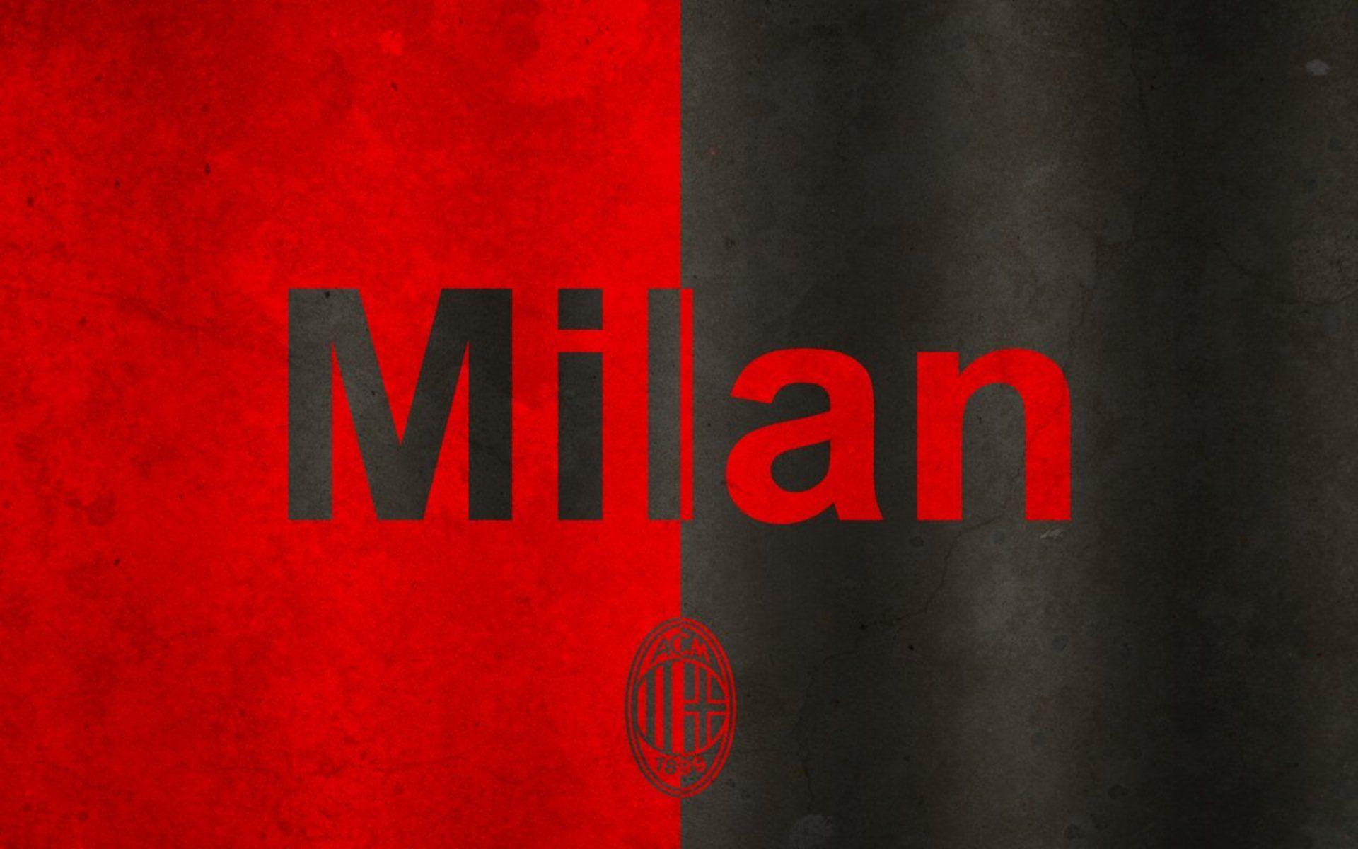Wallpaper.wiki Red And Black AC Milan Logo Wallpaper HD PIC