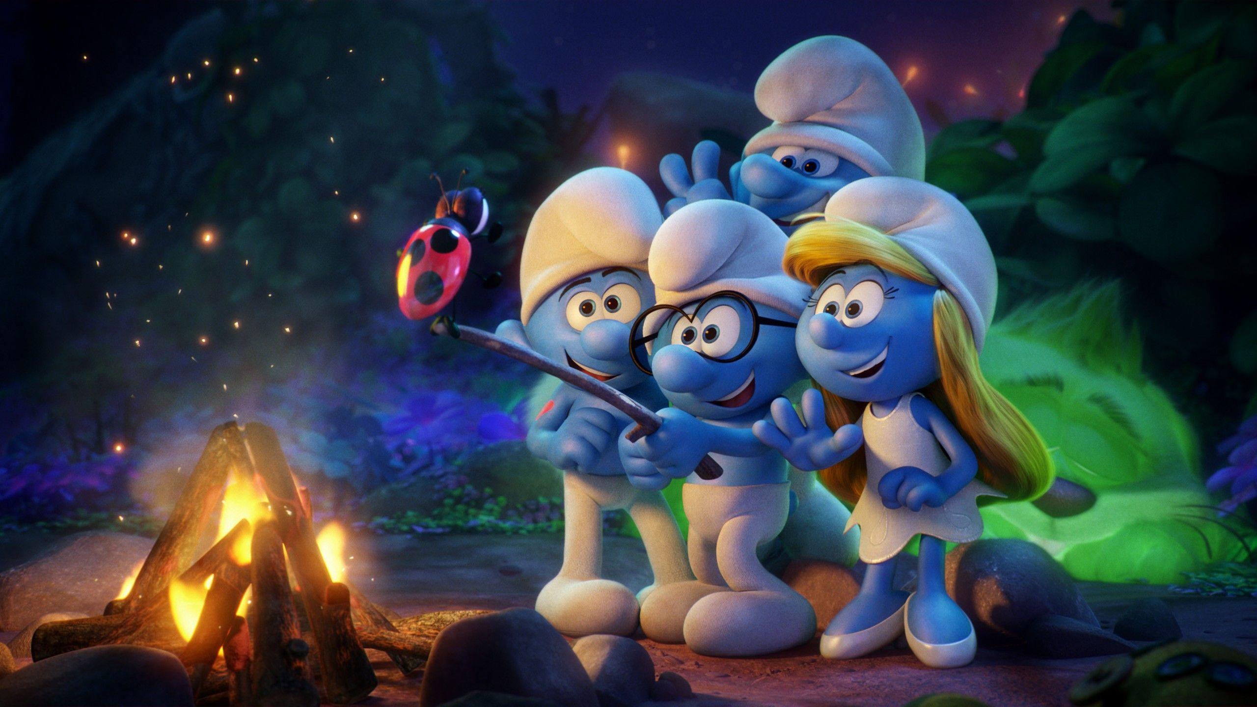 Wallpaper Smurfs: The Lost Village, Animation, HD, Movies