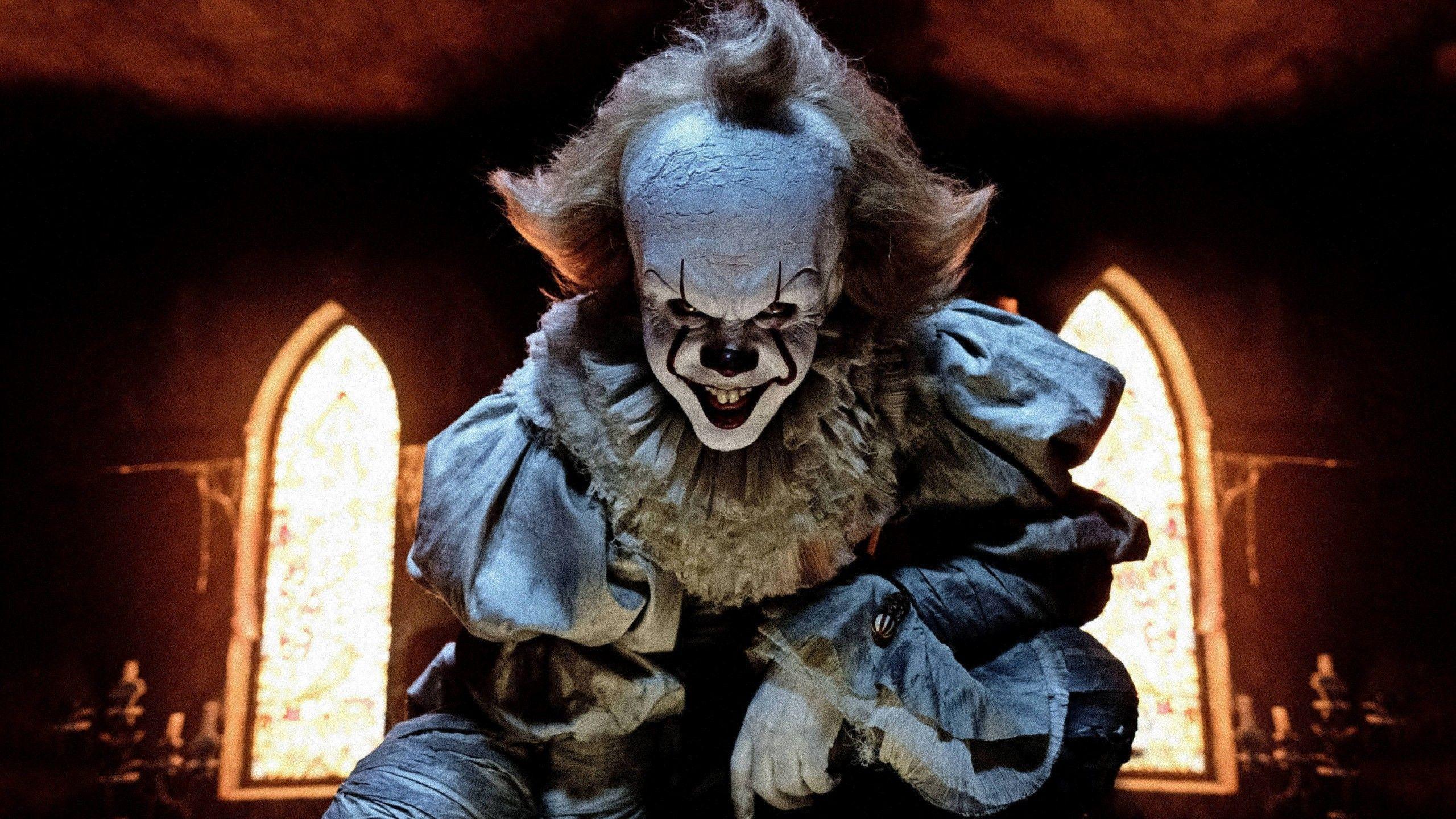 Pennywise The Clown in It 4K Wallpaper