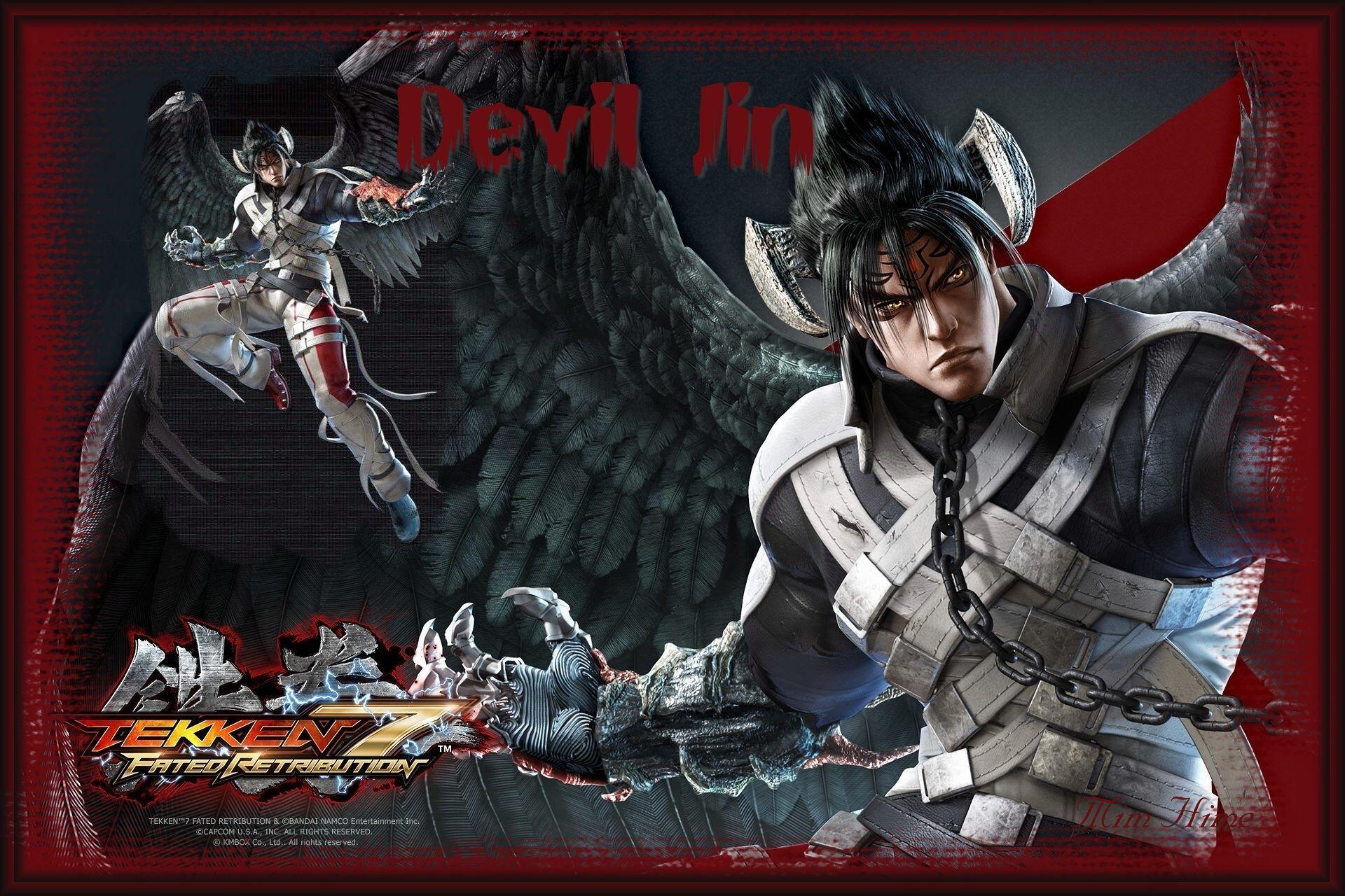 Devil Jin and Jin kazama T Wallpaper