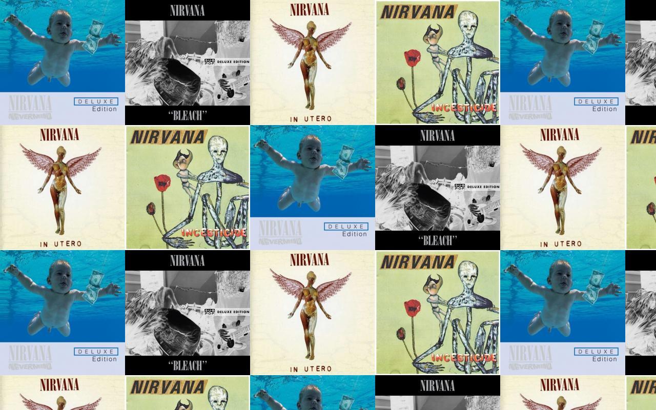 Nirvana Nevermind Bleach In Utero Incesticide Wallpaper « Tiled