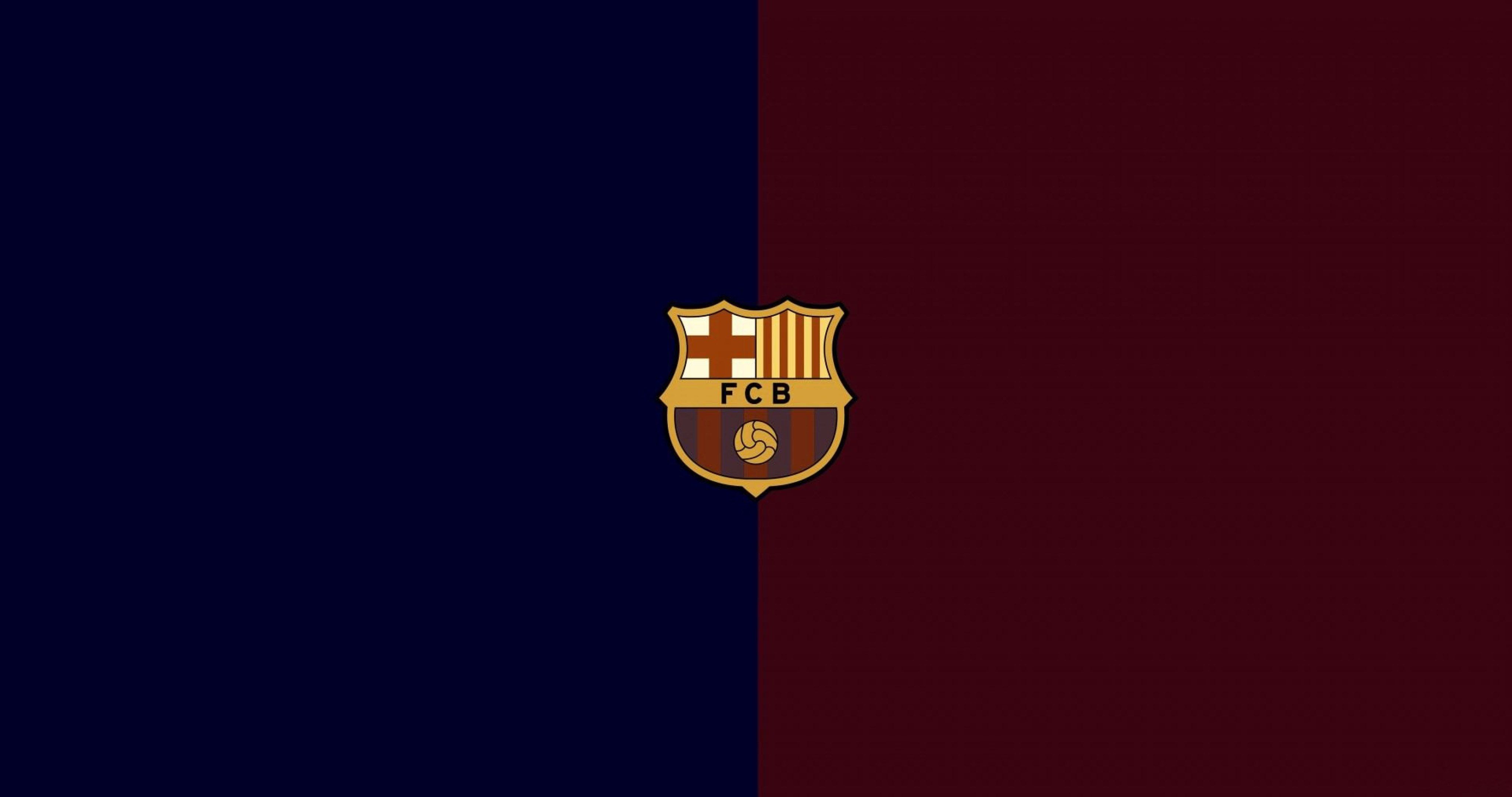 fc barcelona logo 4k ultra HD wallpaper