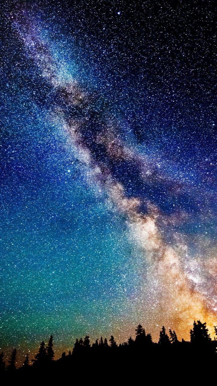 The Milky Way at Night Galaxy s3 wallpaper