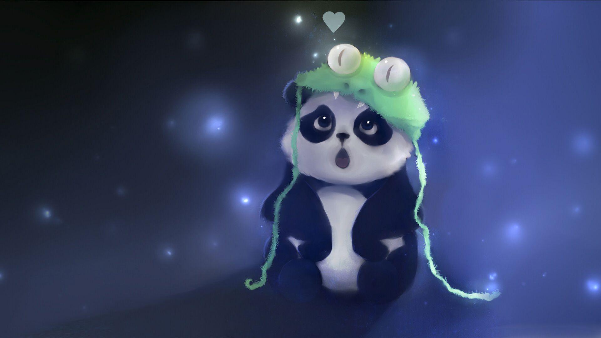 Funny Panda Cute Baby Image Wallpaper