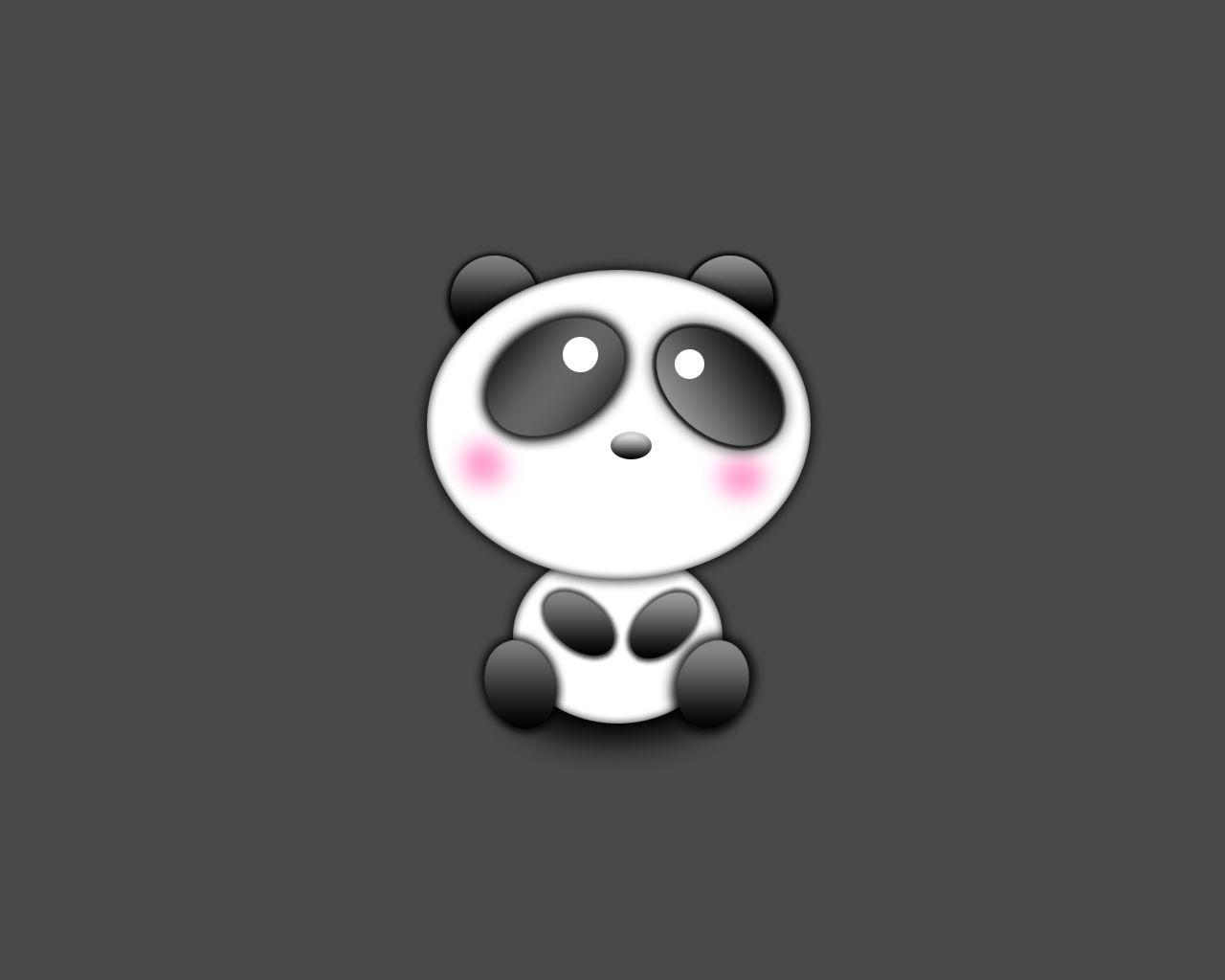 nice Cute Panda Wallpaper Background. AmazingPict.com