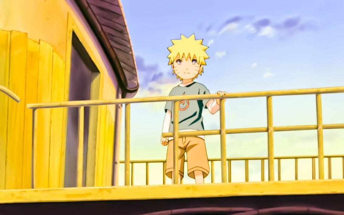 Naruto Kid on a Bridge Widescreen Wallpaper by psy5510. Uzumaki