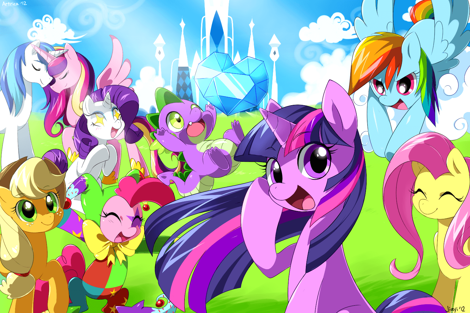 My Little Pony Friendship Is Magic Cartoon HD Wallpaper Image