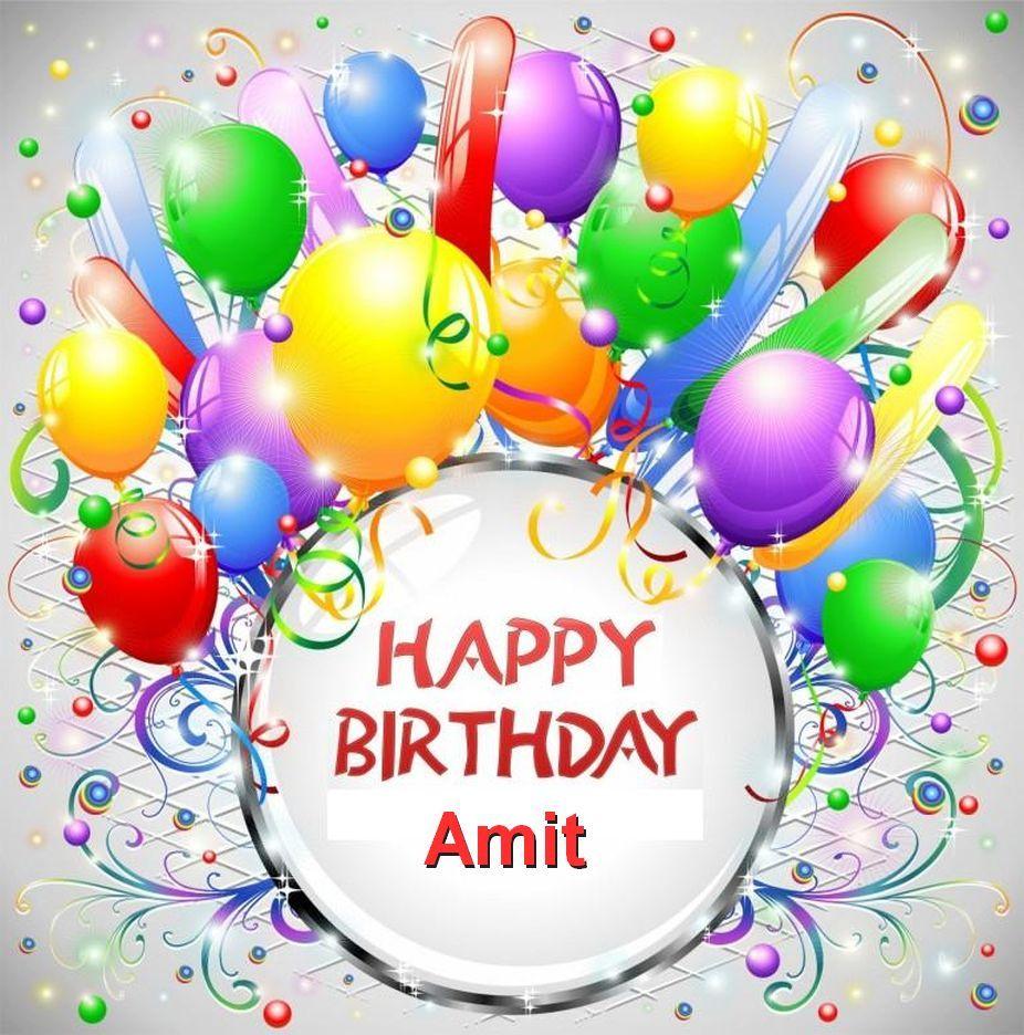 image Of Birthday Cake With Name Amit Dmost for