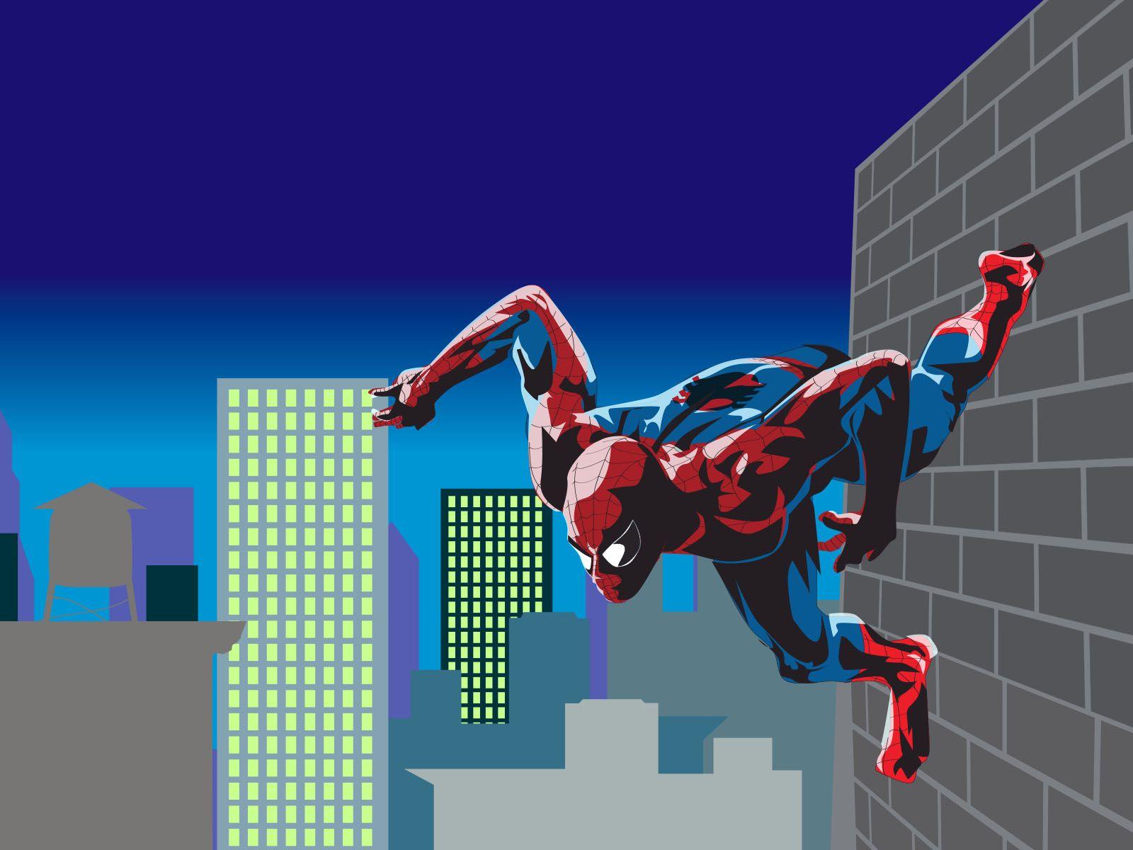 Marvel Spiderman Hero PPT Background, Movie & TV