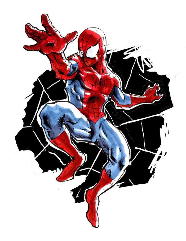 Spiderman Web Background