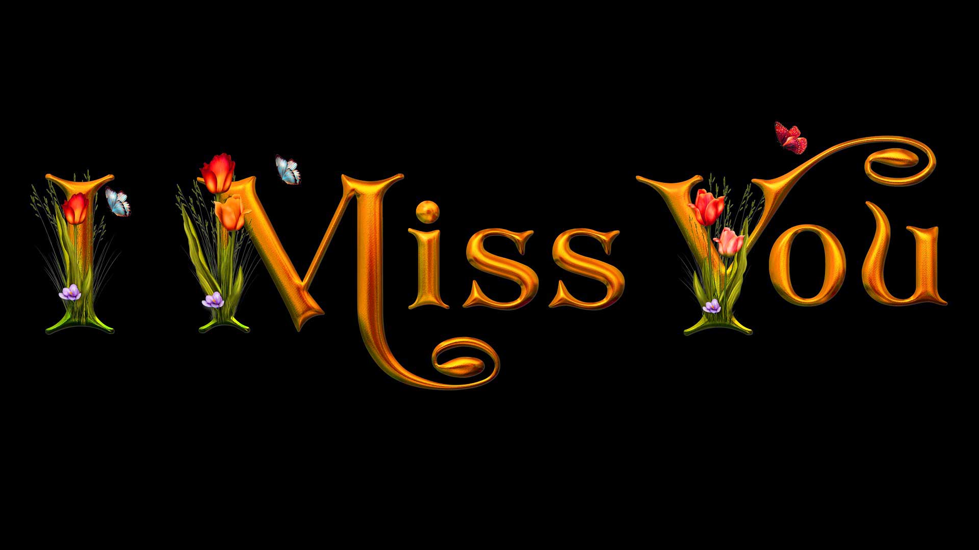 HD I Miss You Wallpaper sayings for him or her. HD Wallpaper