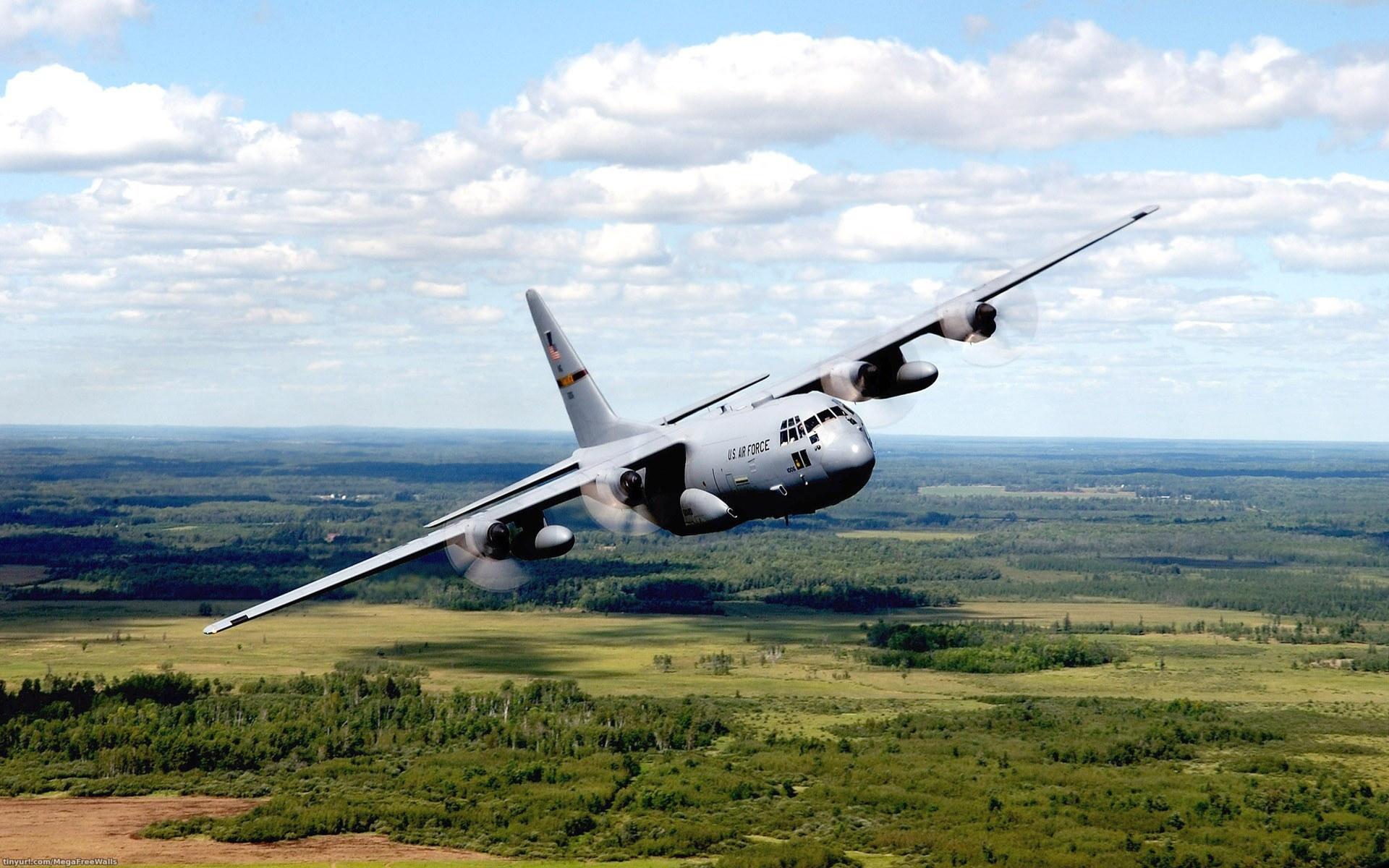 Lockheed C 130 Hercules Full HD Wallpaper