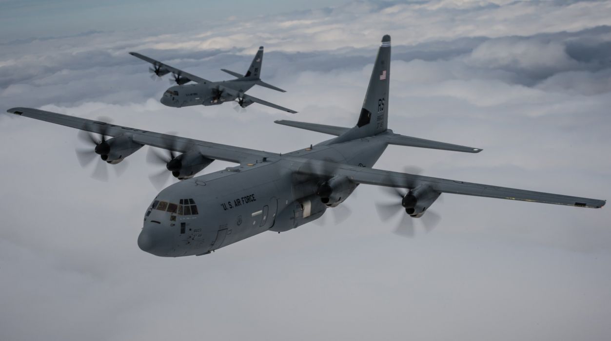 Lockheed C 130J Super Hercules Aircrafts Transport Military Us