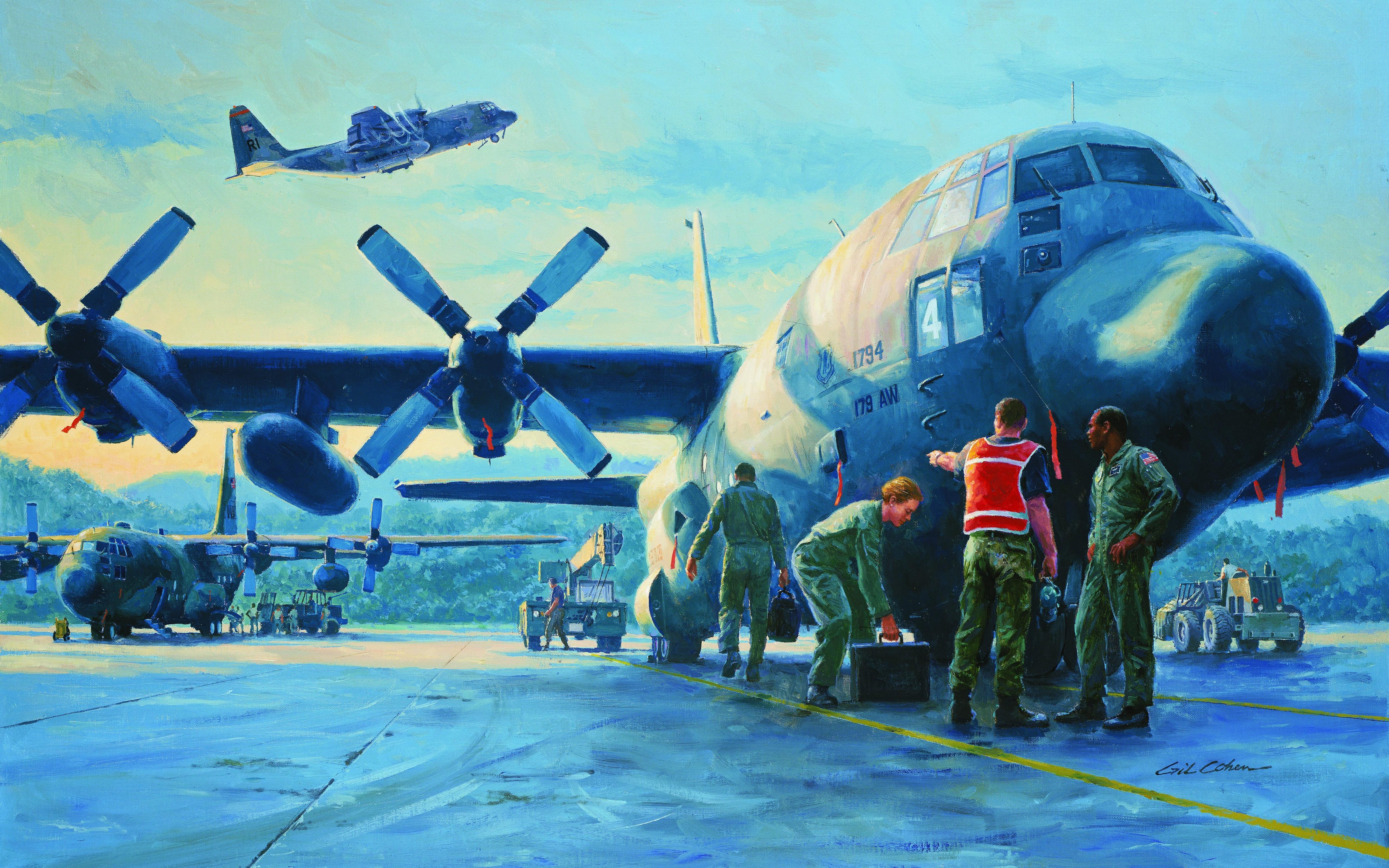 Lockheed C 130 Hercules 4k Ultra HD Wallpaper