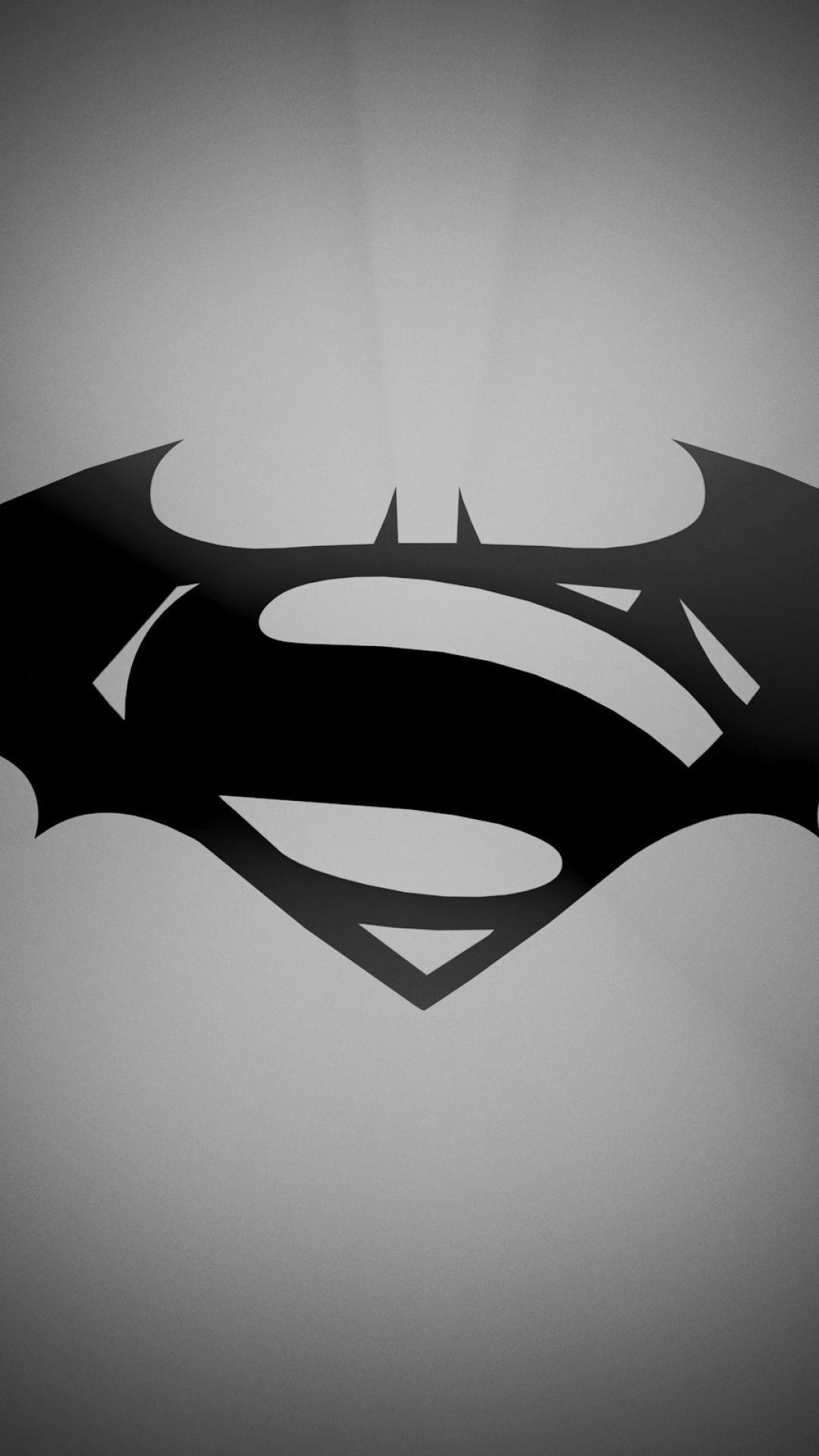 Batman vs superman logo wallpaper