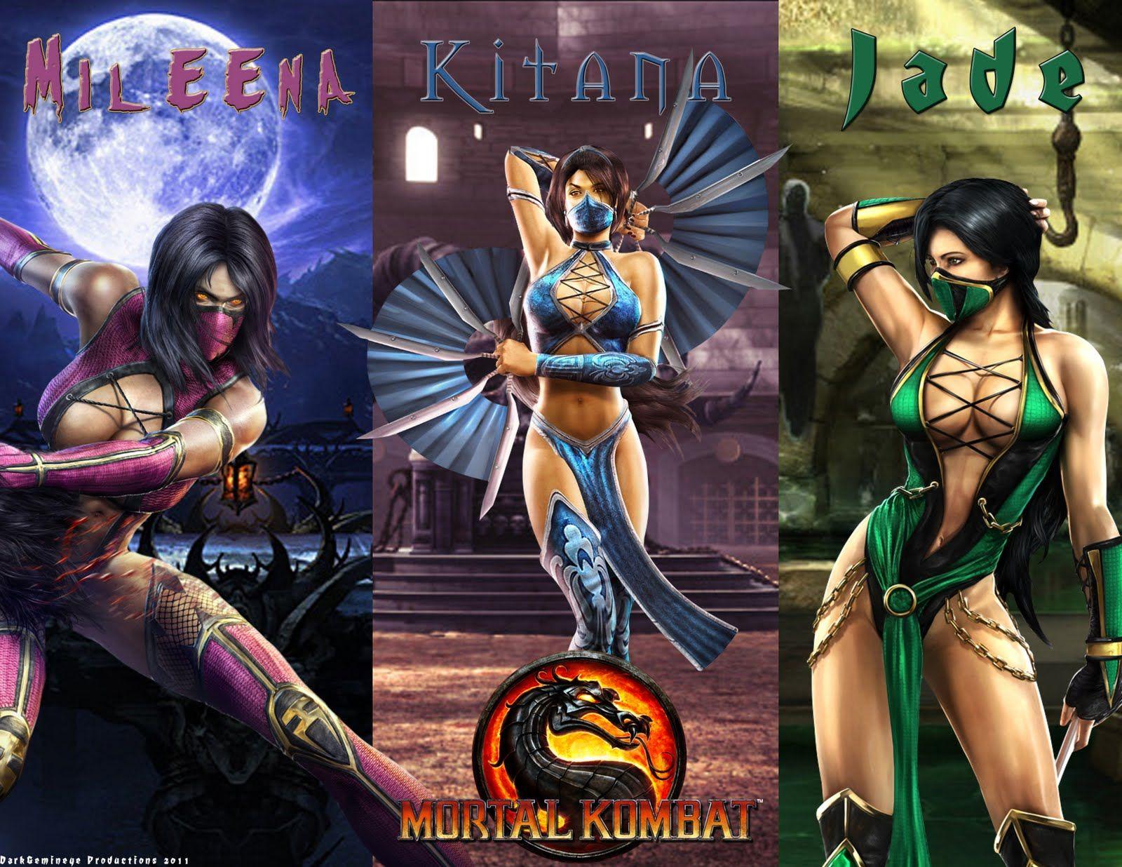 Ladies of MK9 mortal kombat 9 jade kitana mileena wallpaper