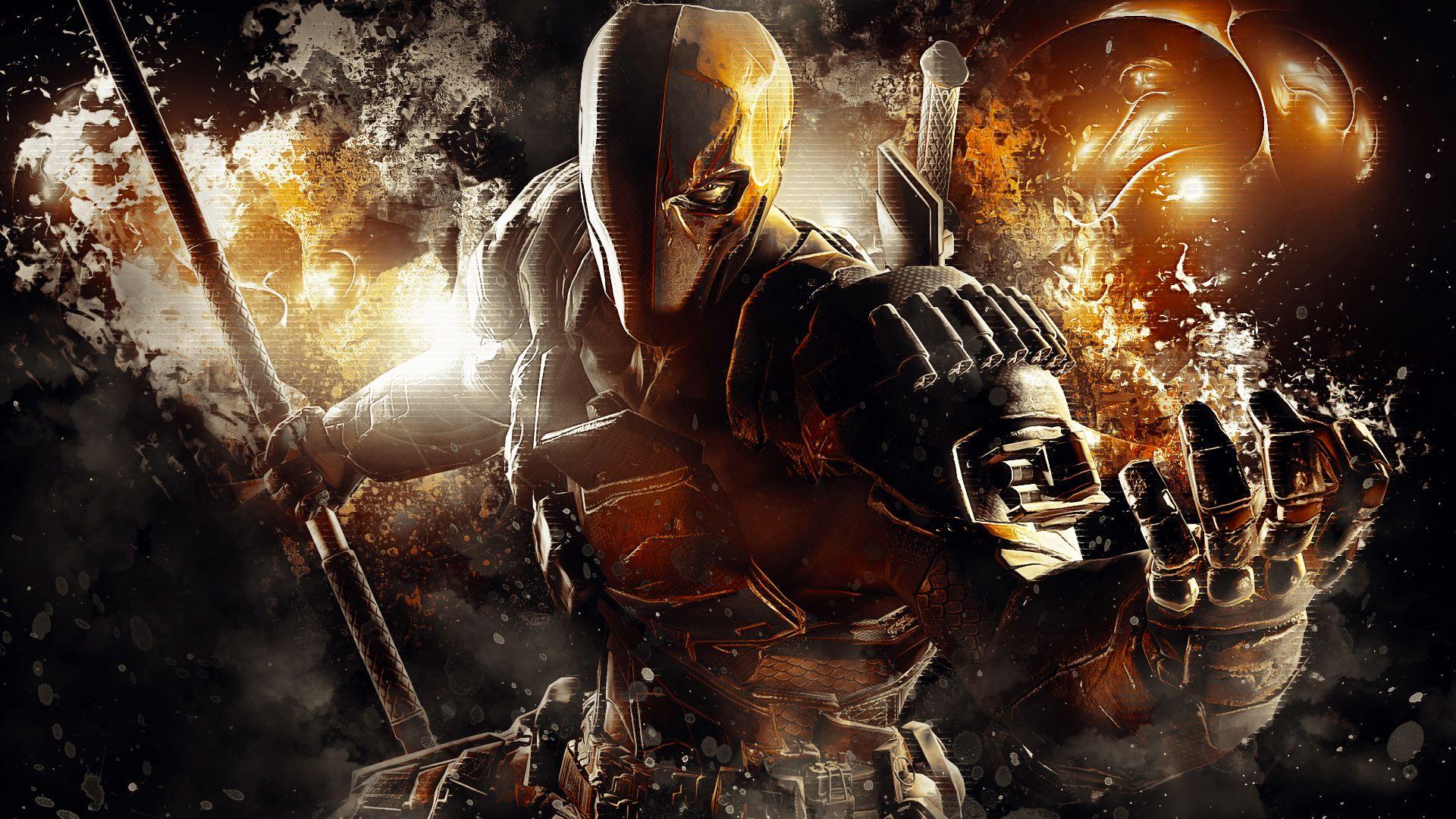 Wallpaper, video games, DC Comics, mythology, Deathstroke, Batman