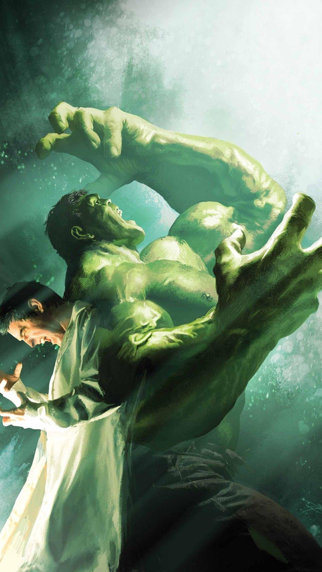 Bruce Banner turning into the Hulk Mobile Wallpaper 5433
