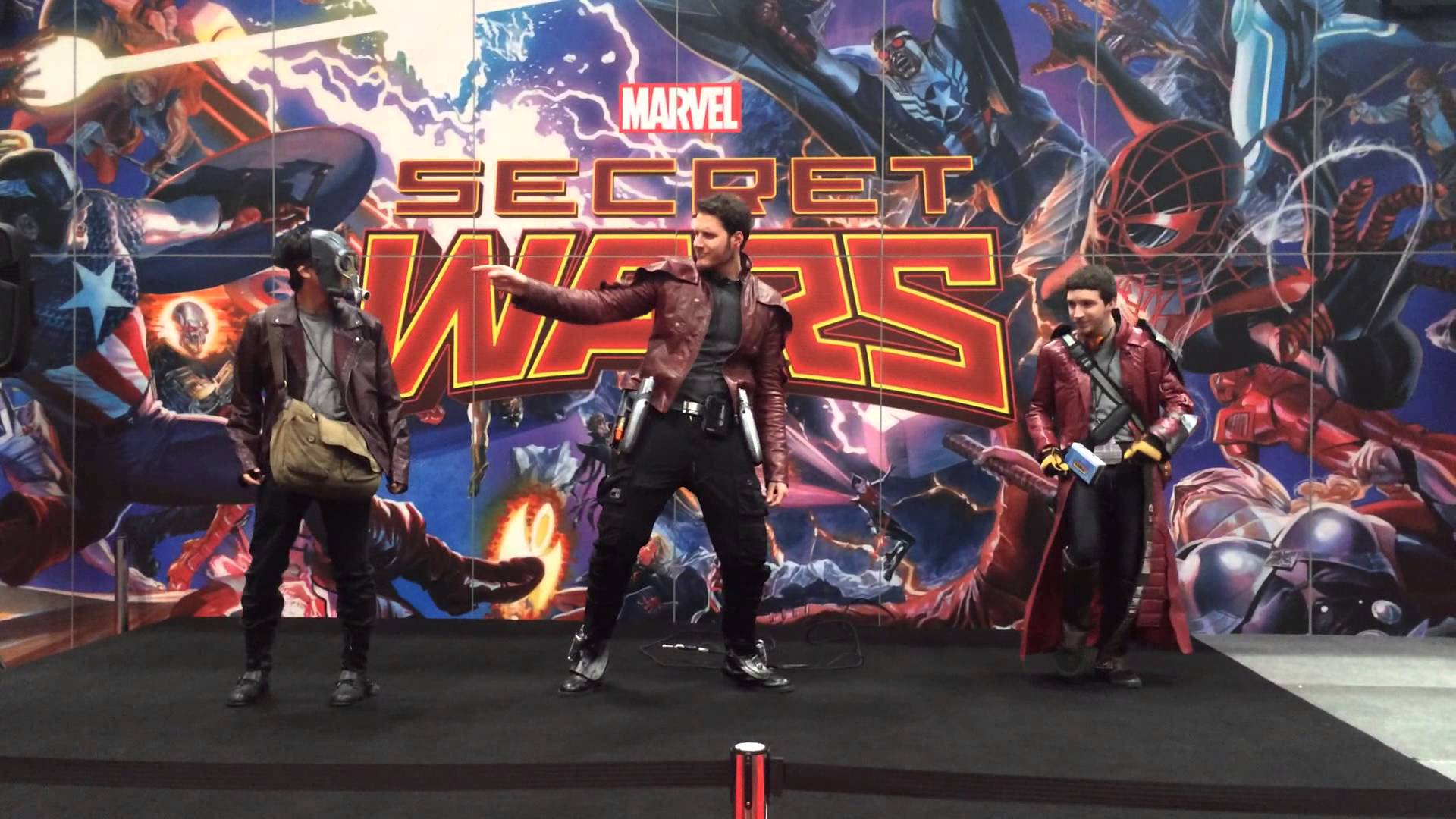 NY Comic Con 2014 Starlord Quill(s) Dance Off