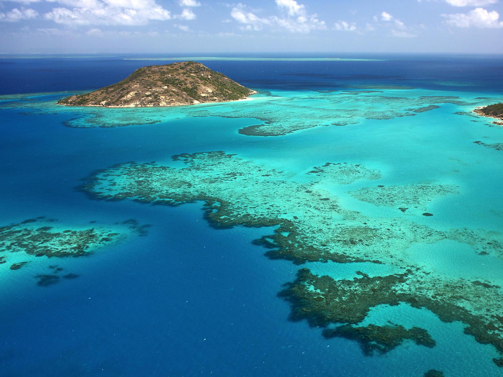 Australia Great Barrier Reef. National park great barrier reef