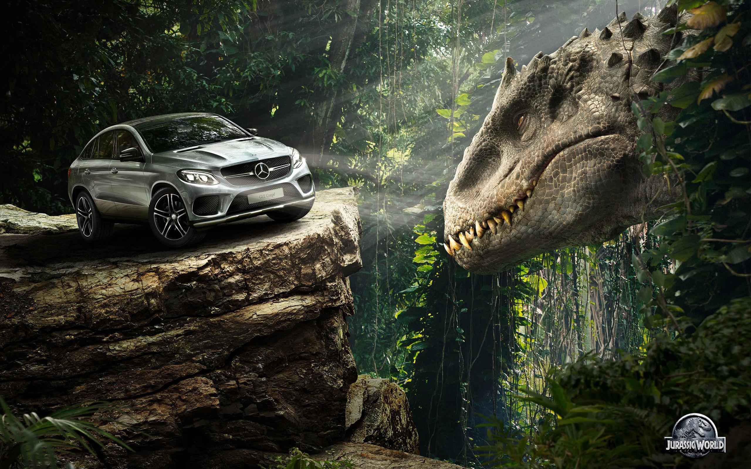 Mercedes Benz GLE Coupe Jurassic World Wallpaper