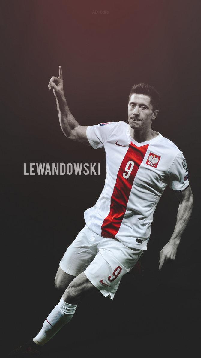 Robert Lewandowski Poland Lockscreen Wallpaper HD By Adi 149