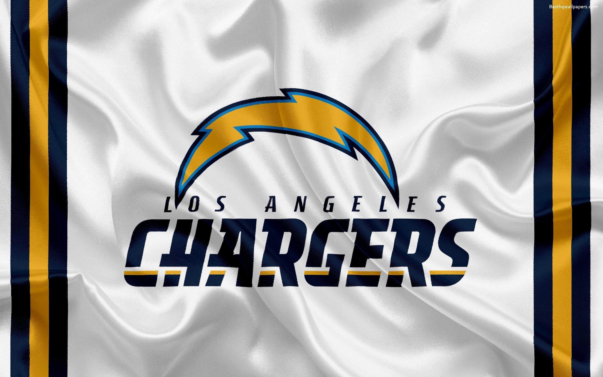 Download wallpaper Los Angeles Chargers, American football, logo