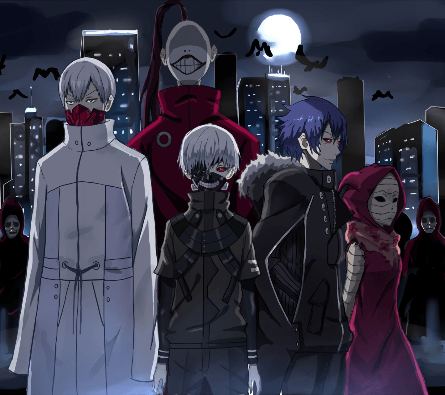 Anime Tokyo Ghoul (1440x1280) Wallpaper