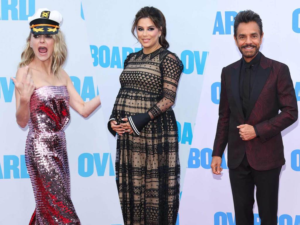 Anna Faris and Eva Longoria Go 'Overboard' at Movie Premiere
