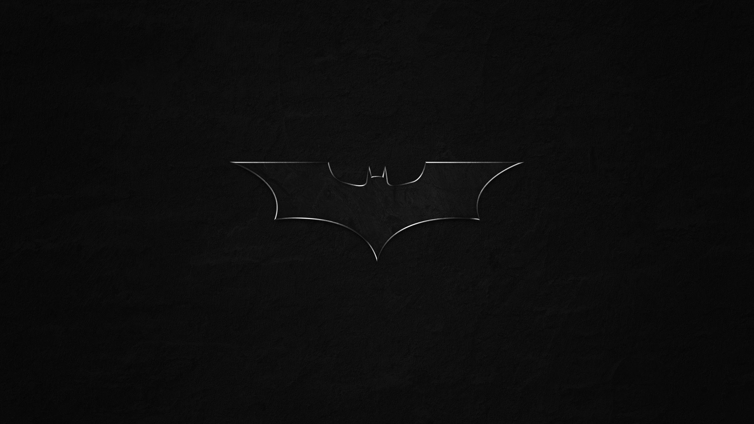 Wallpaper Batman, Logo, Minimal, Dark background, HD, Movies