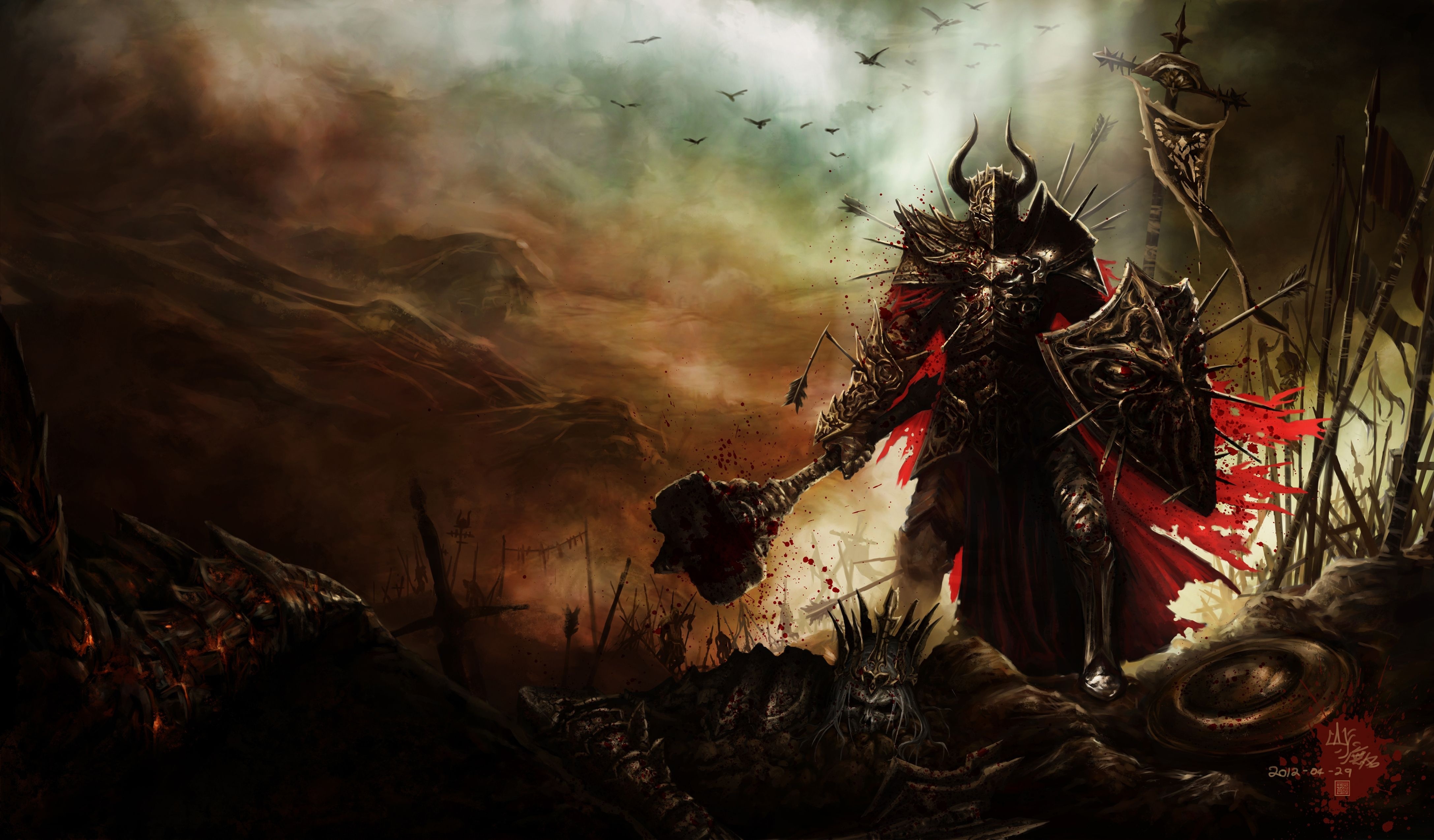 Barbarian (Diablo III) HD Wallpaper