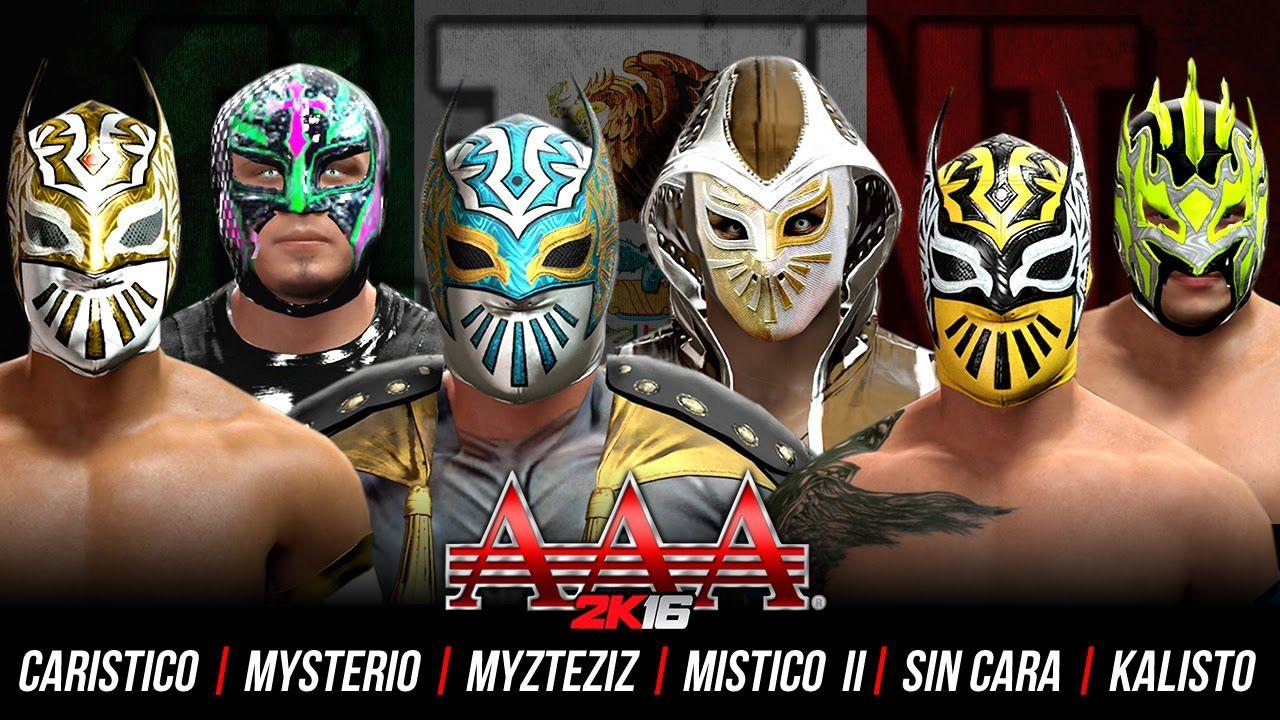 Triplemania 2K16, Rey Mysterio vs Sin Cara vs Mistico vs Myzteziz