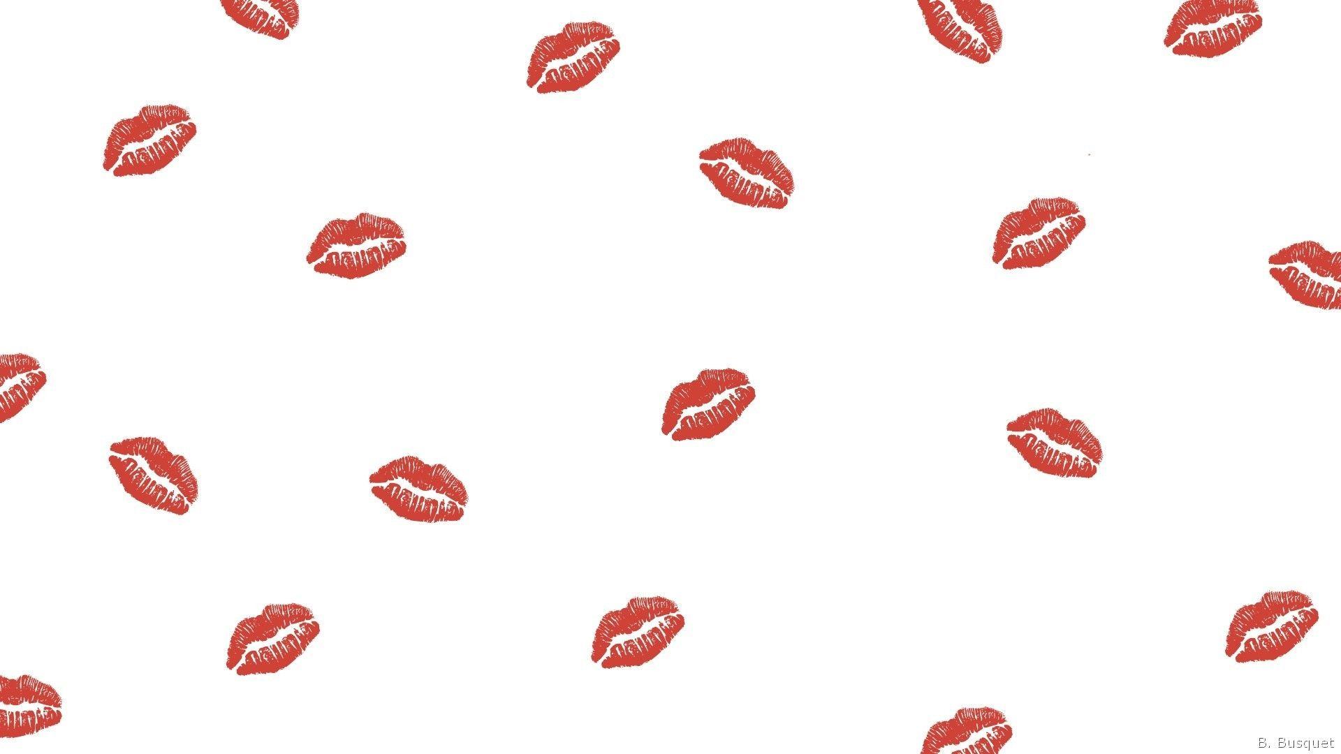 Red Lips Wallpaper
