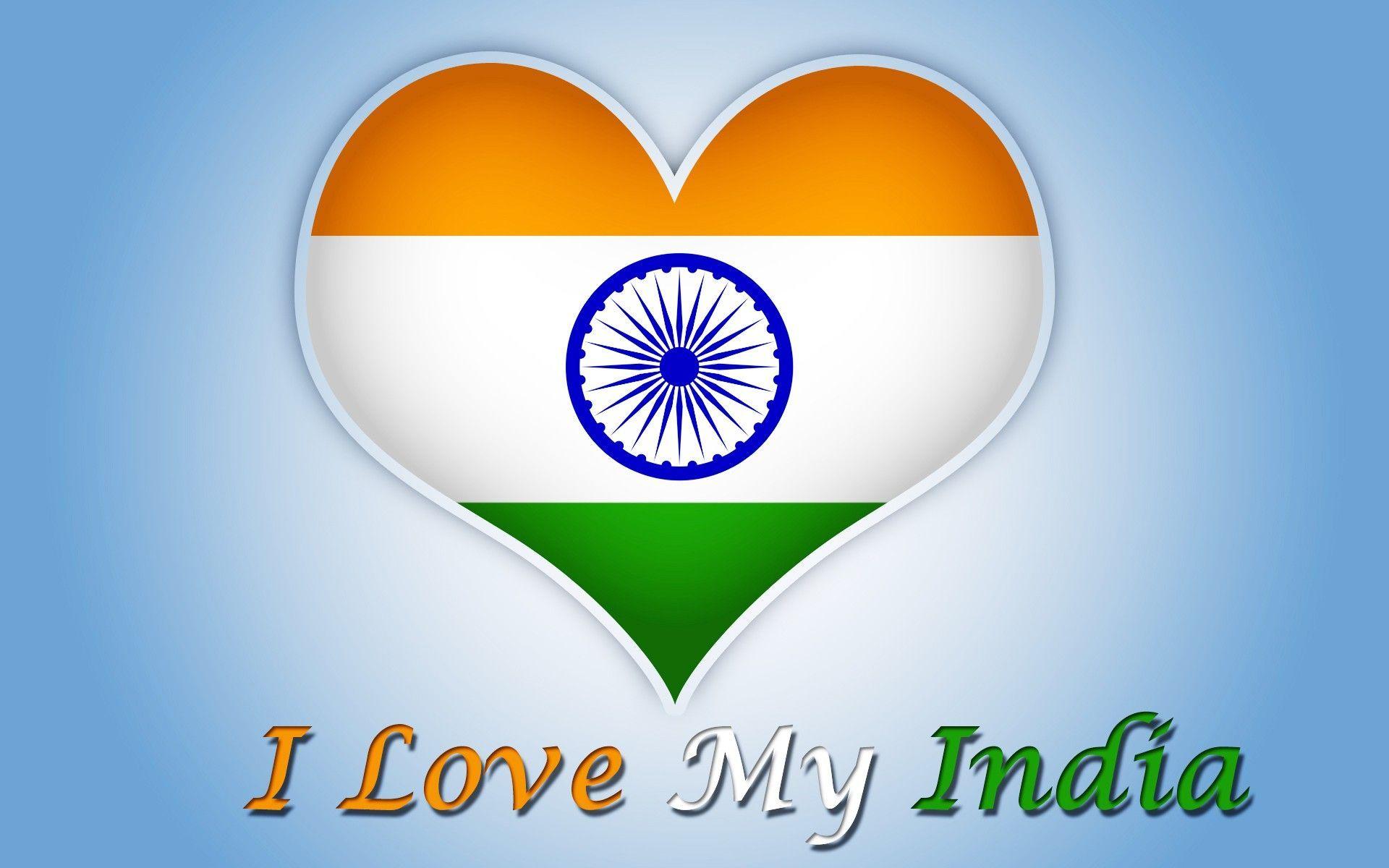 I Love My India HD Wallpaper HD Wallpaper. India republic day image, Indian flag wallpaper, Republic day