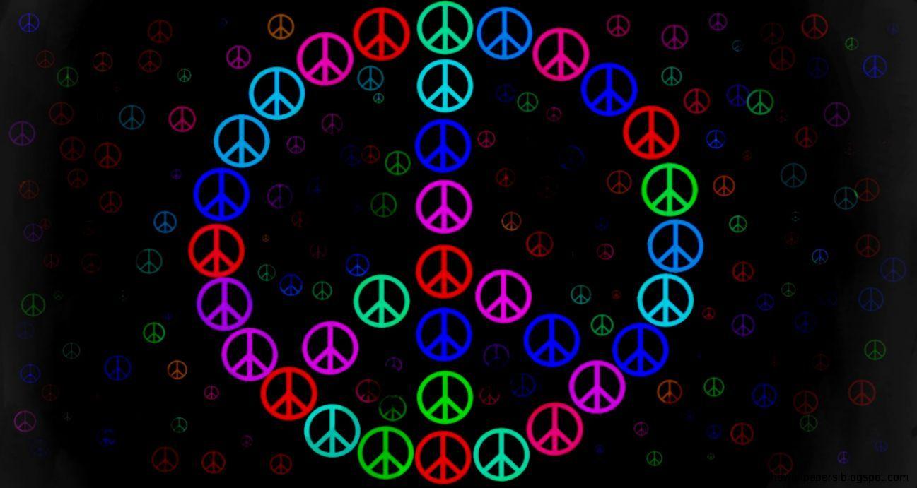 Painting Peace Sign HD Wallpaper