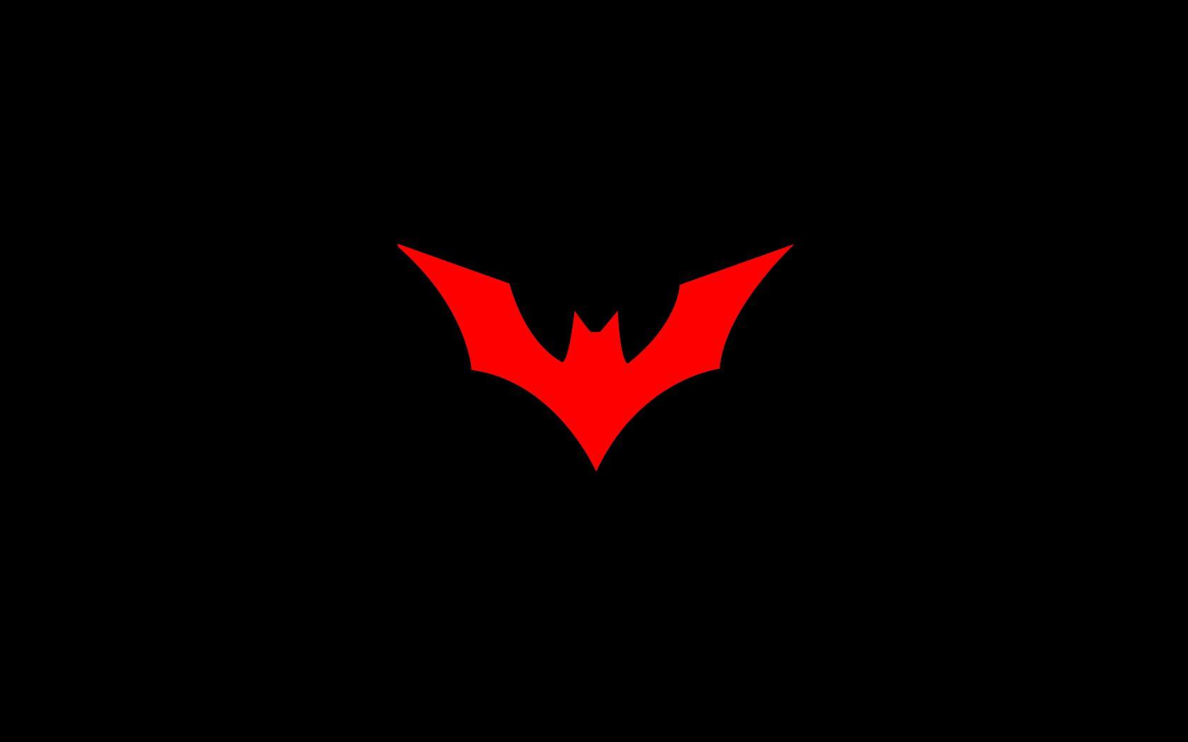 Batman, minimalistic, black background, Batman Logo :: Wallpapers
