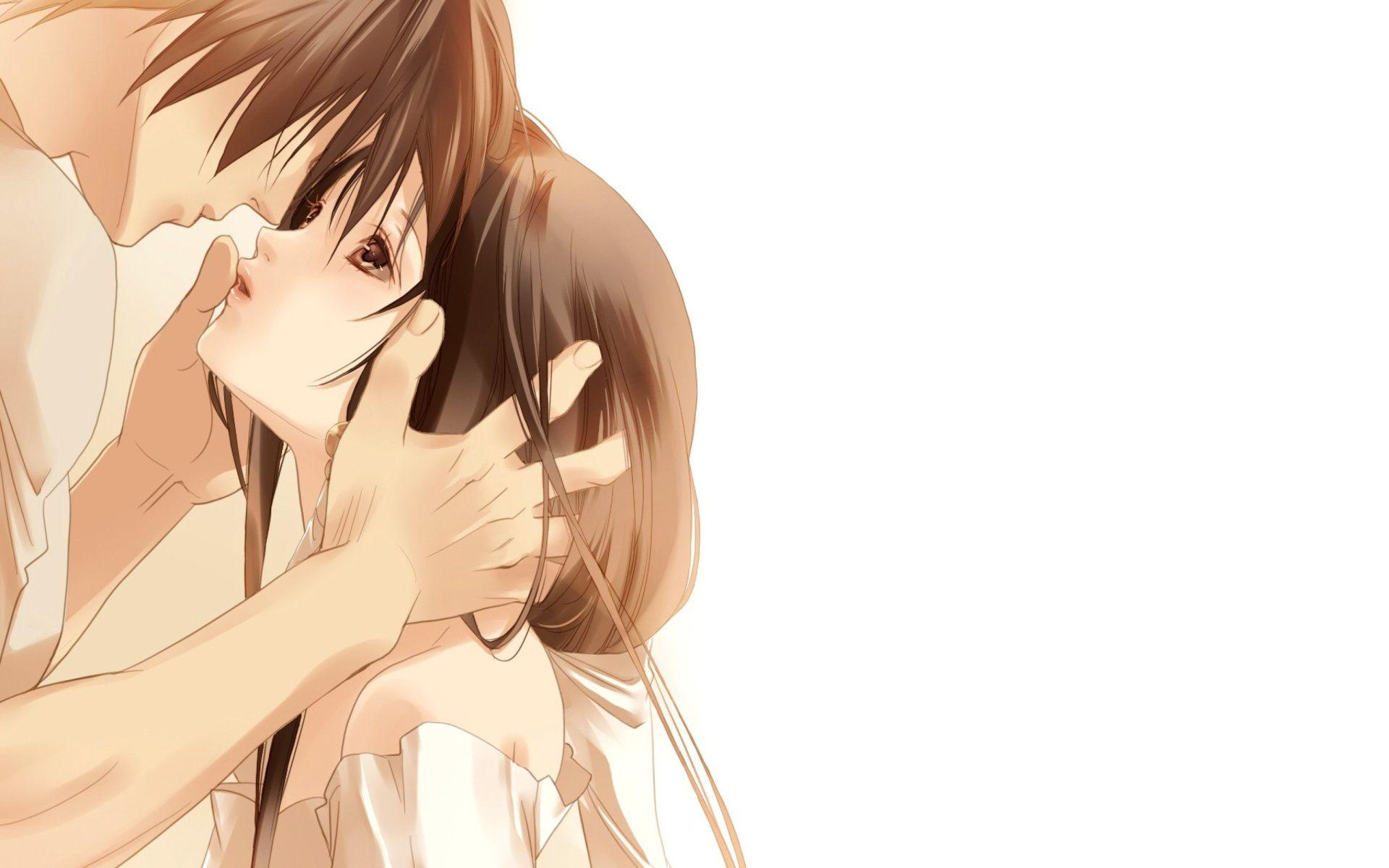 Anime Kissing Wallpapers Wallpaper Cave.