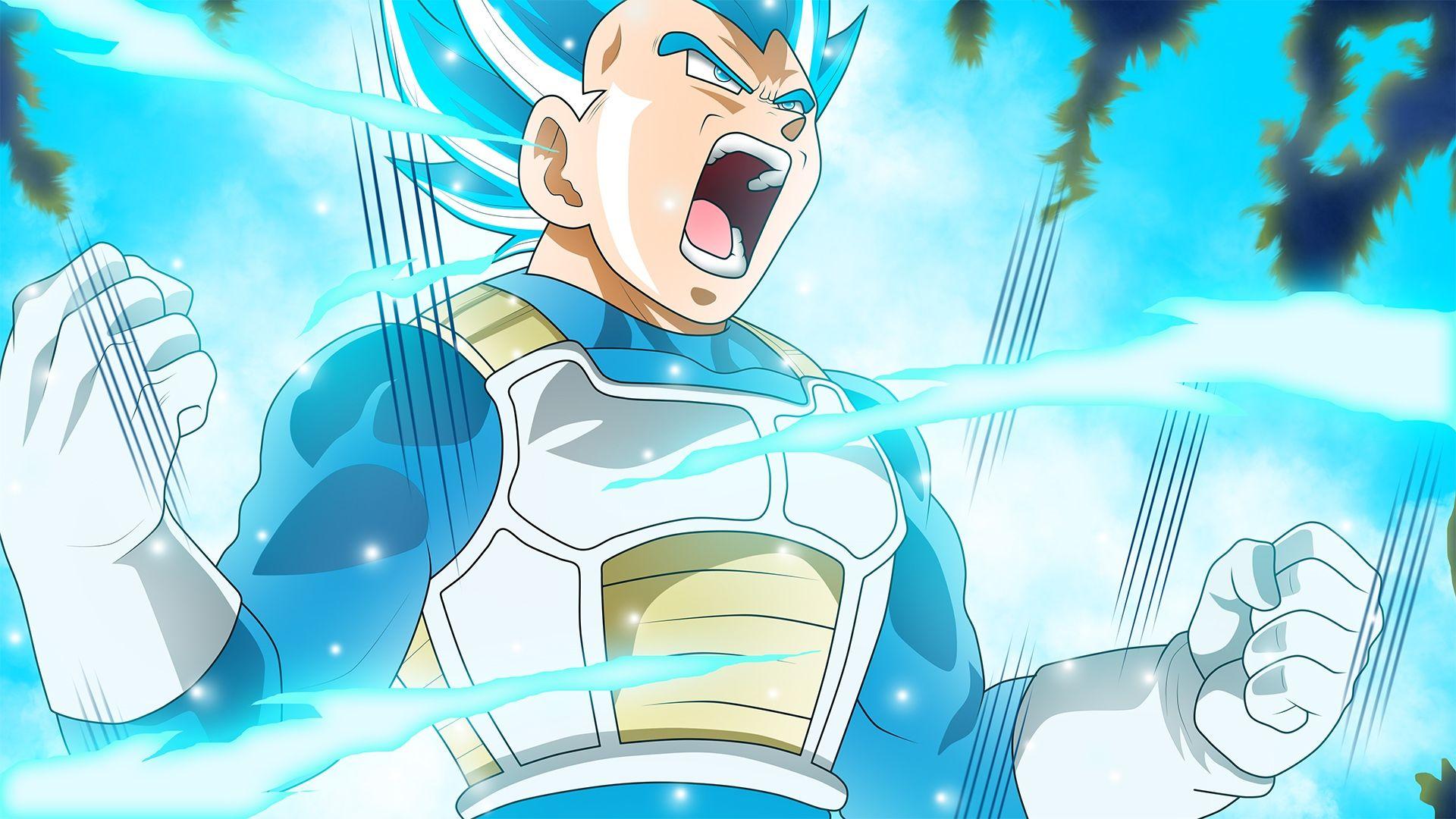 Vegeta Super Saiyan Blue DBS Anime Wallpaper