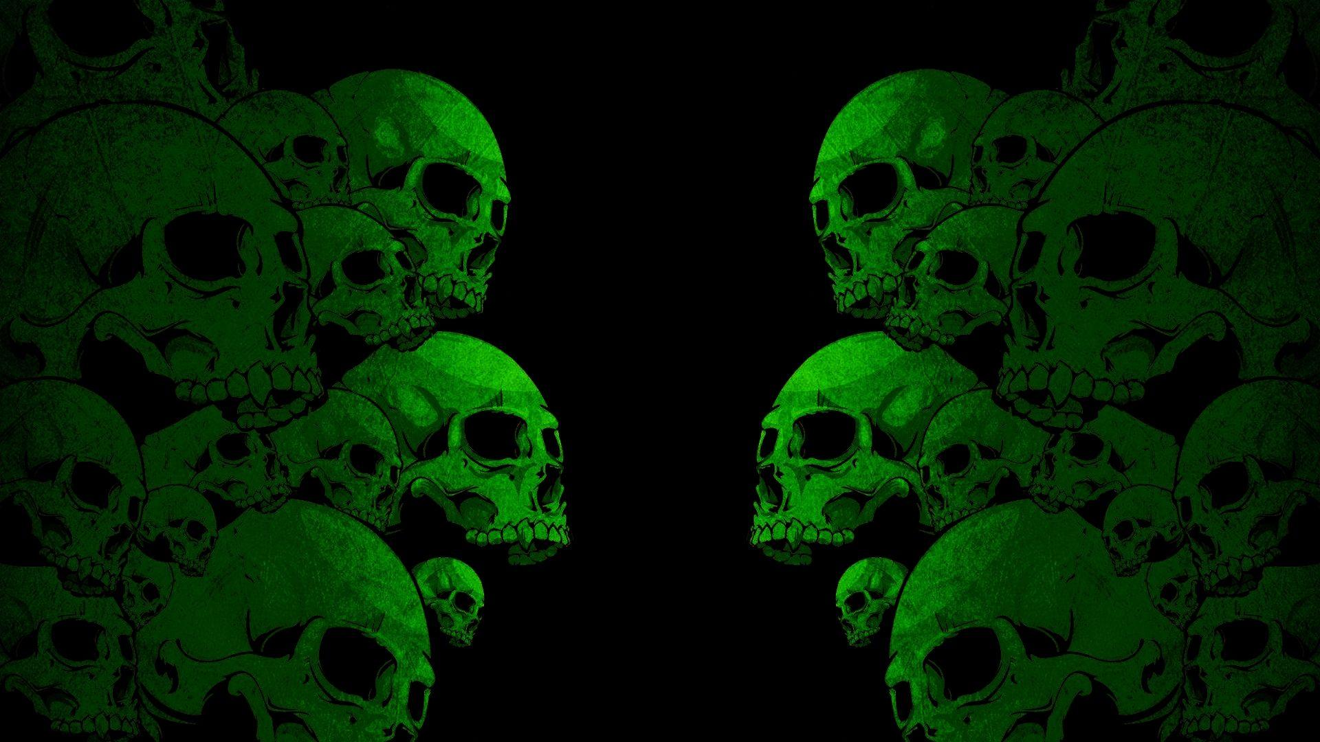 Download Wallpaper 1920x1080 skull, paint, color, background Full HD
