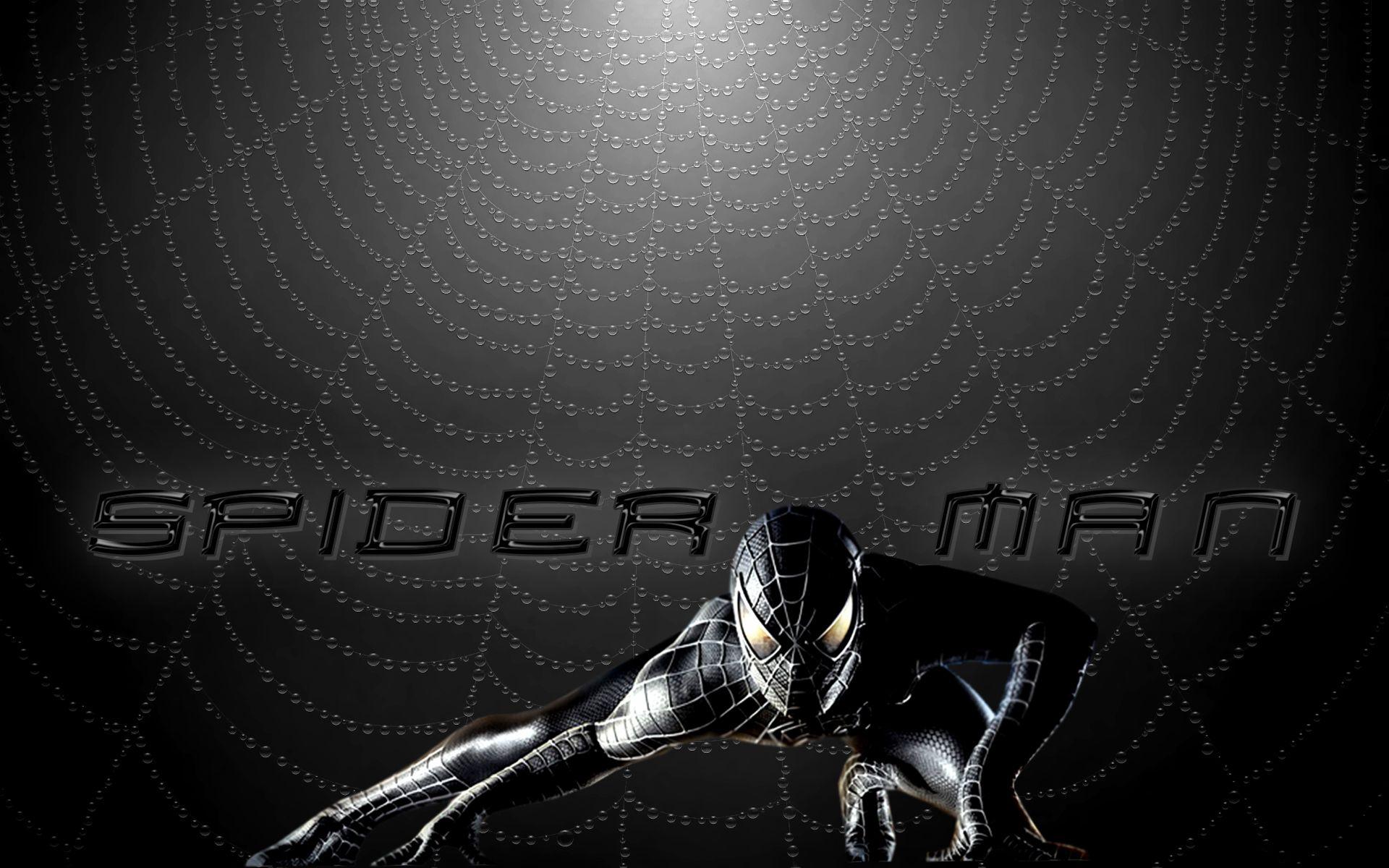Black Spiderman iPhone Background Download Free